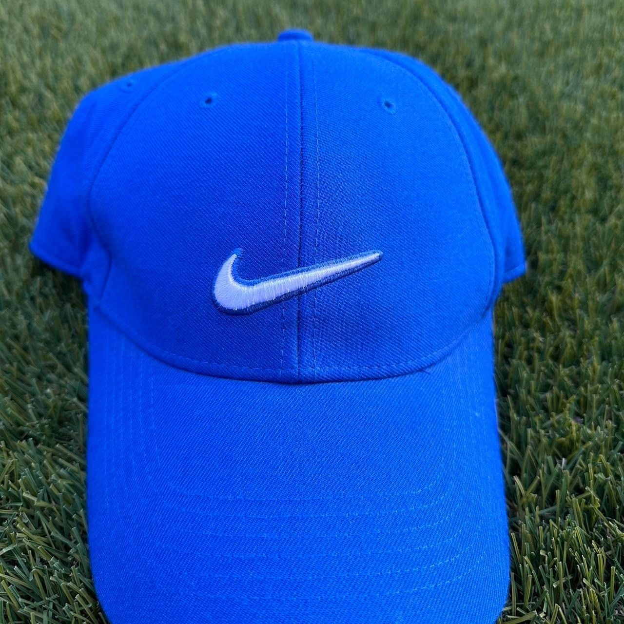 Nike × Vintage Y2K Nike Check Fitted Hat Size ONE SIZE - 2 Thumbnail