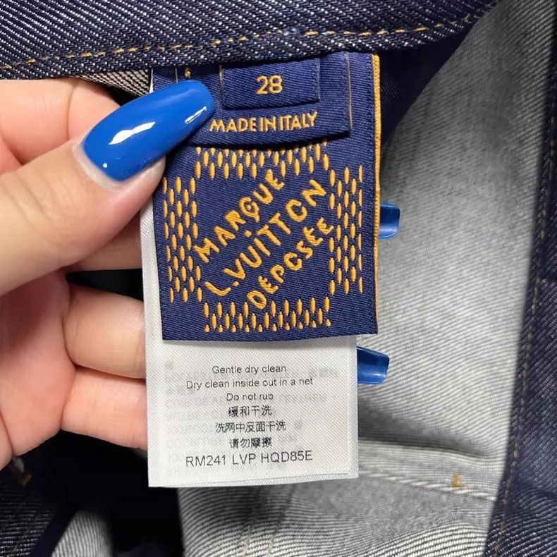 Louis Vuitton Louis Vuitton Blue Flared Denim Pants-2506 Size US 27 - 4 Thumbnail