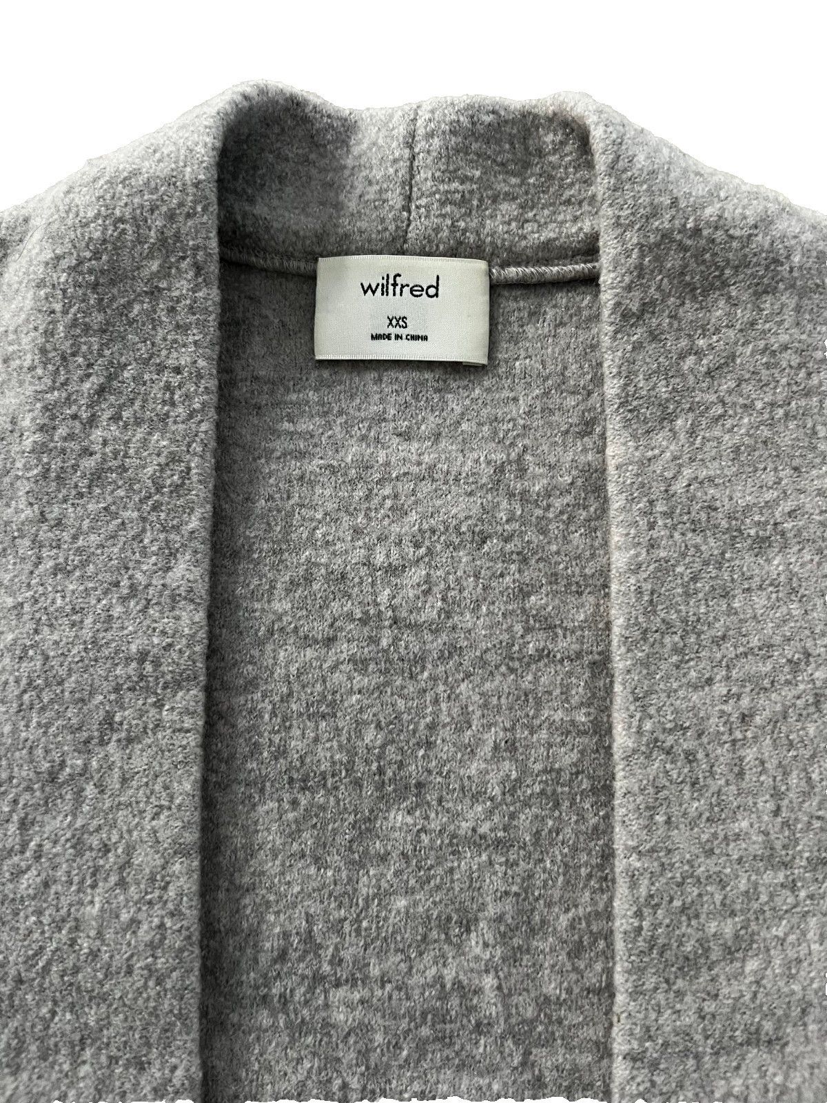 Aritzia Aritzia Wilfred Brullon Wool Sweater Cardigan Grey ( XXS ) Size XXS / US 00 / IT 34 - 3 Thumbnail