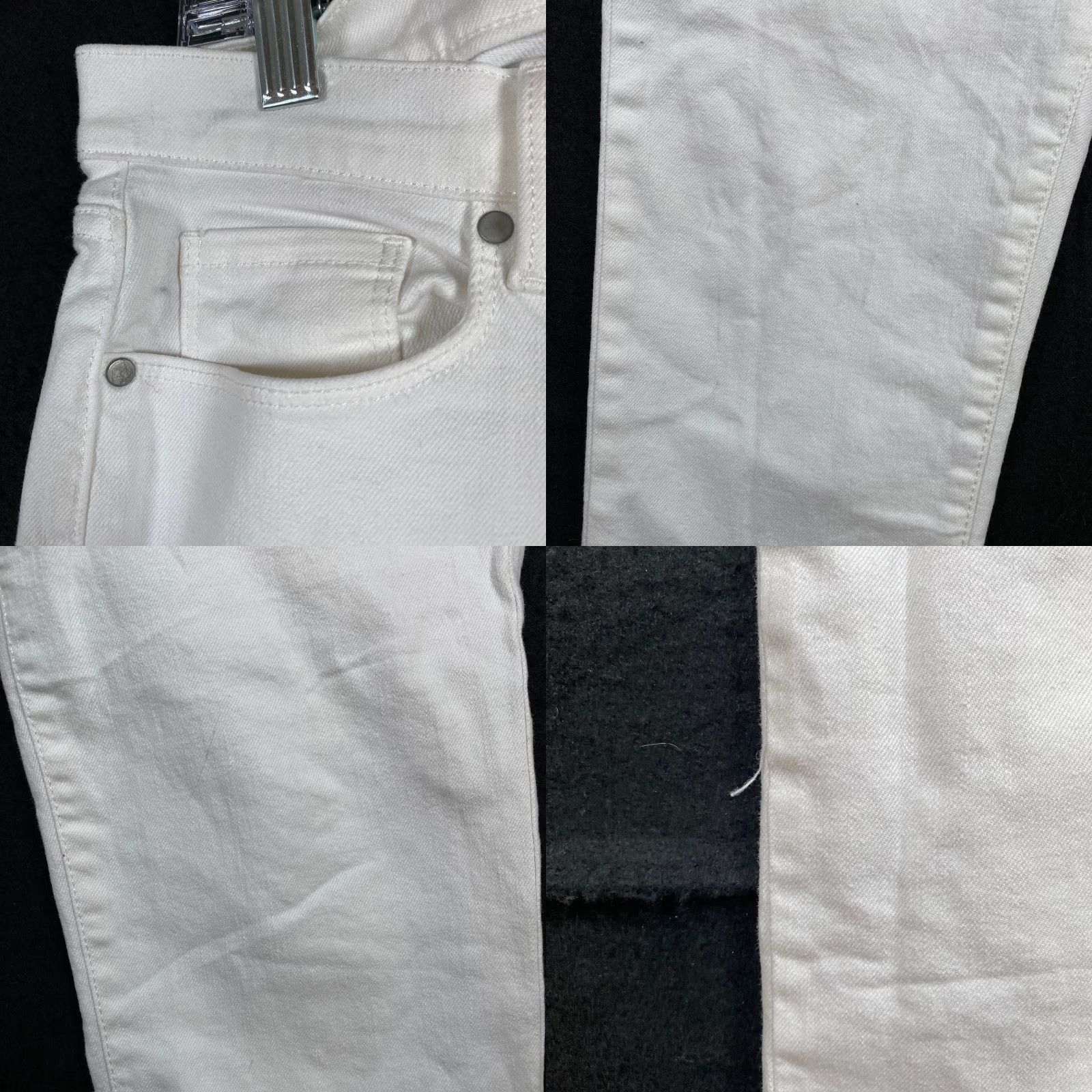 Banana Republic Banana Republic Womens Jeans White Premium Denim Skinny Fit Stretch 27 Jeans Womens Size 27" / US 4 / IT 40 - 9 Thumbnail