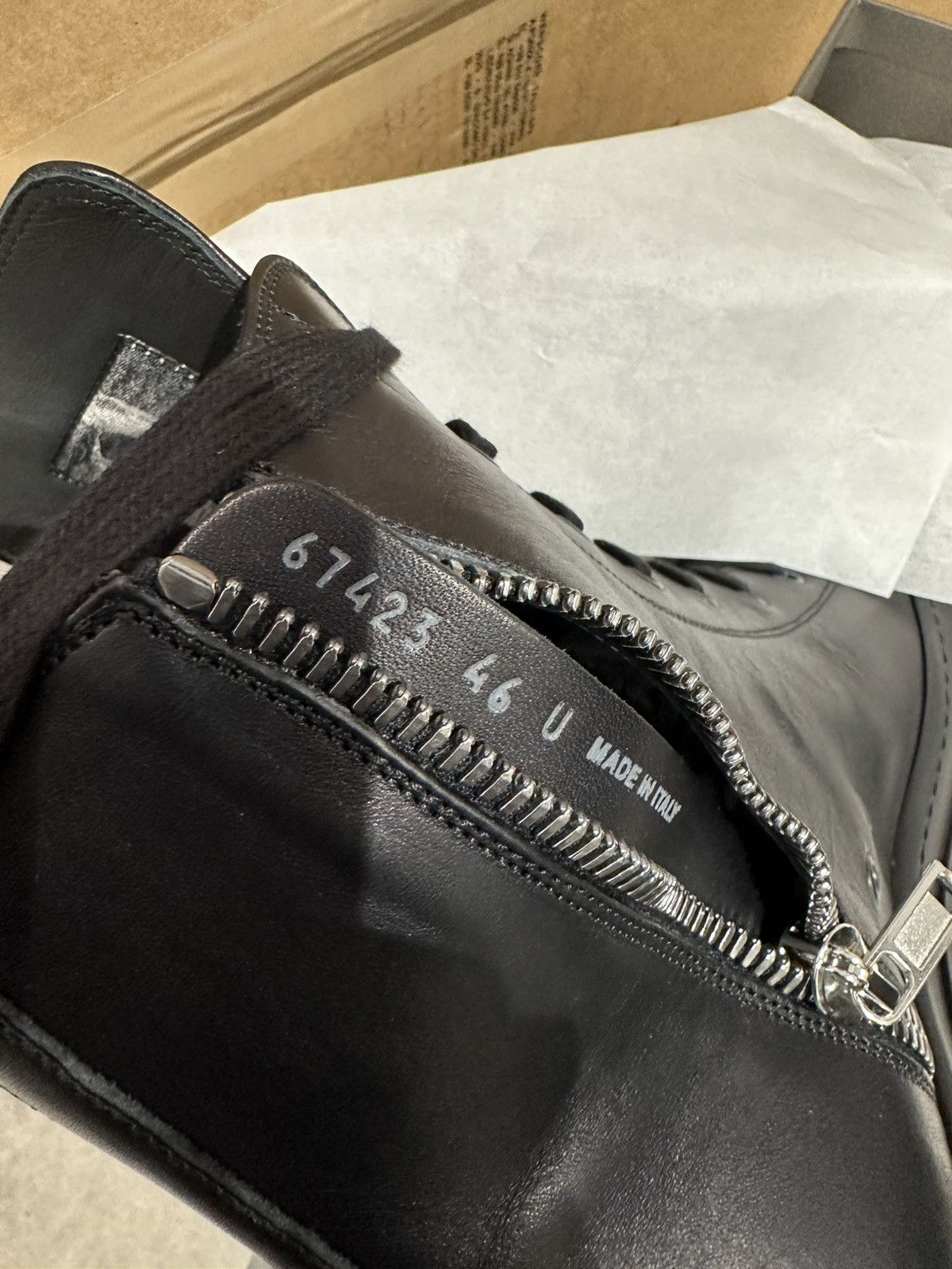 Rick Owens RICK OWENS - Hi Sneaks Black Black Size US 13 / EU 46 - 7 Thumbnail
