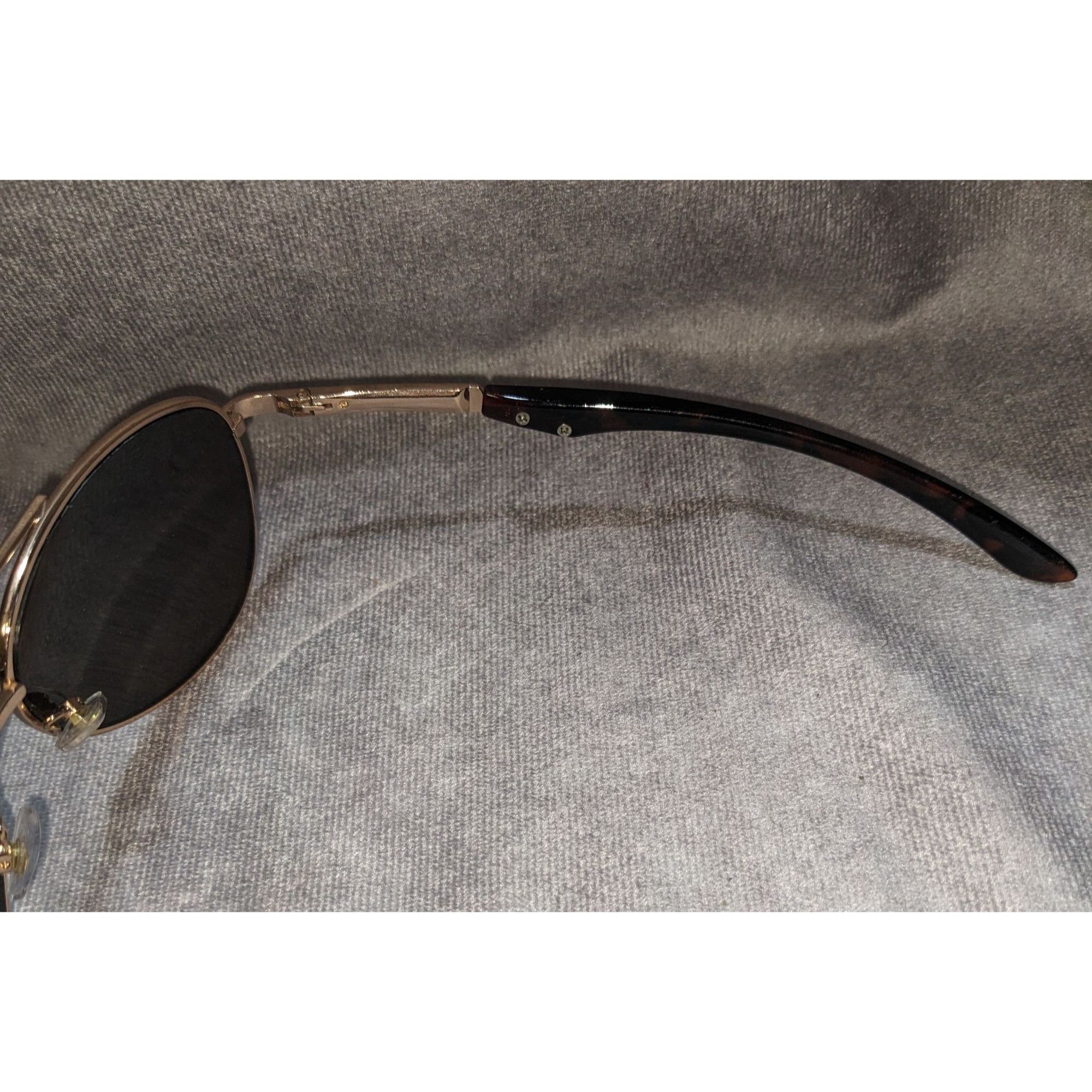 Other Rose Gold Tortoise Shell Aviator Sunglasses With Protective Size ONE SIZE - 9 Thumbnail