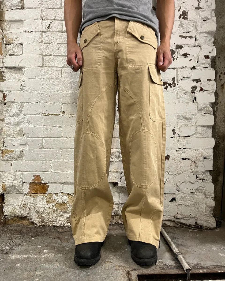 Dolce & Gabbana SS2003 Dolce & Gabbana Multi-Pocket Combat Beige Cargo Pants Size US 32 / EU 48 - 1 Thumbnail