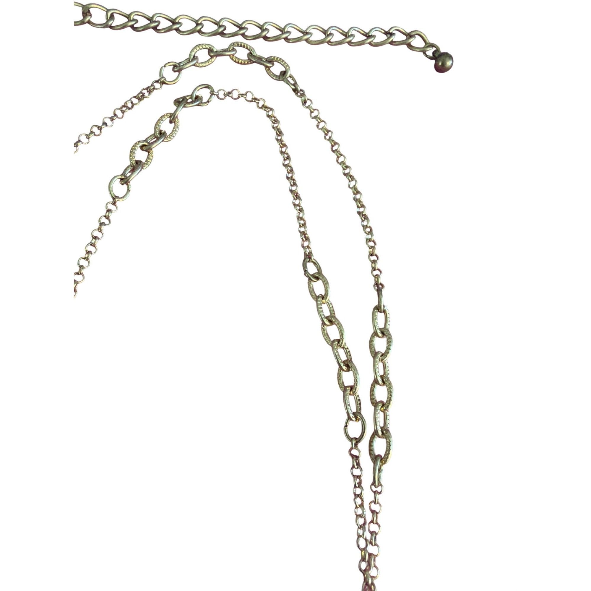 Chicos Chicos Pia Pendt Gold Tone Necklace 40" Faux Pearl Pendant R Size ONE SIZE - 3 Thumbnail