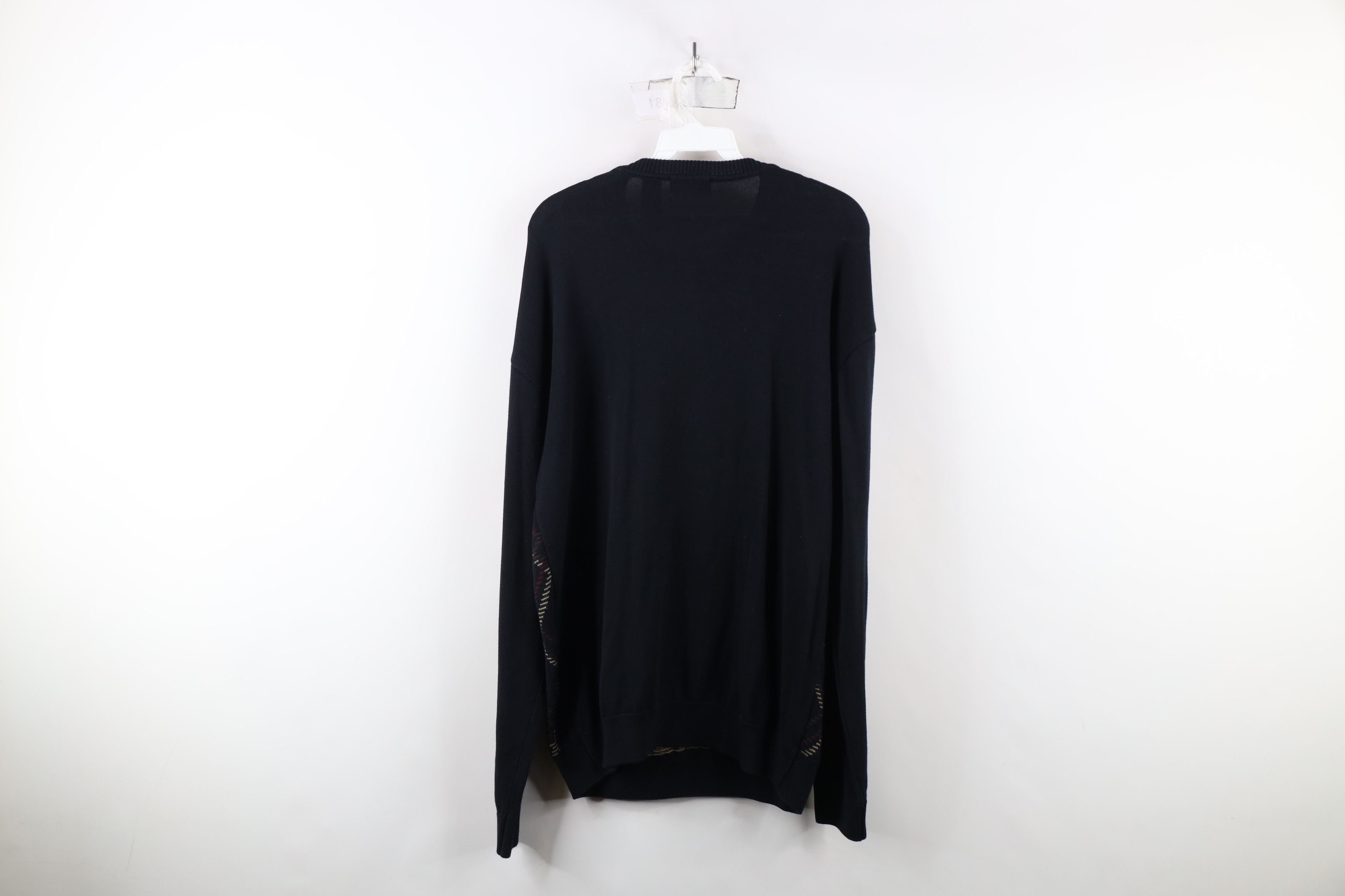 Vintage Vintage 90s Streetwear Argyle Diamond Knit Crewneck Sweater Size US M / EU 48-50 / 2 - 7 Thumbnail
