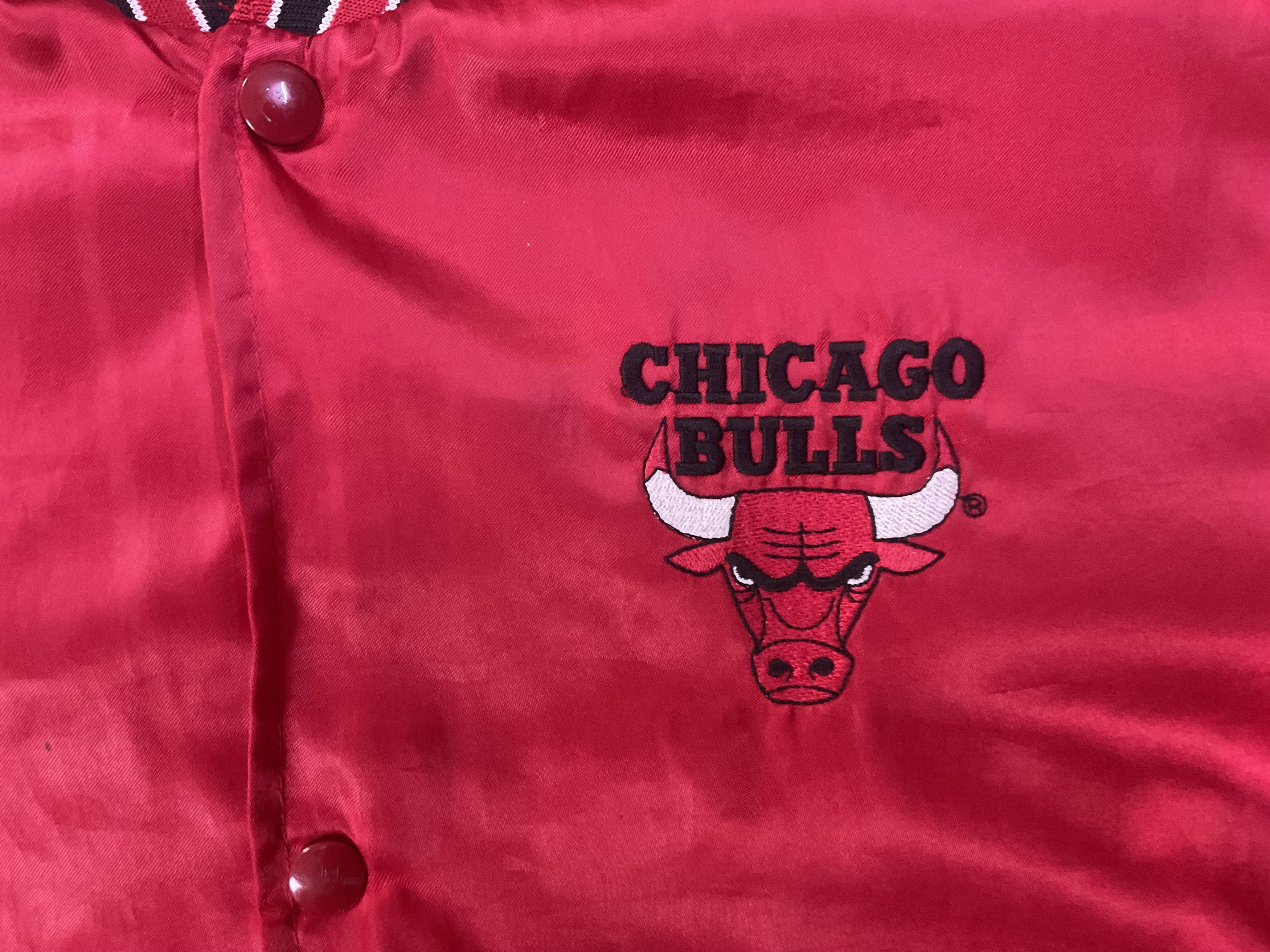NBA Vintage 90s Swingster NBA Chicago Bulls Satin Bomber Jacket Size US M / EU 48-50 / 2 - 4 Thumbnail