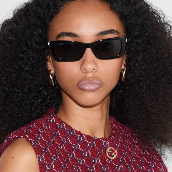 Gucci 🕶️ New Gucci GG1681S 008 Sunglasses - Black Frame Size ONE SIZE - 3 Thumbnail