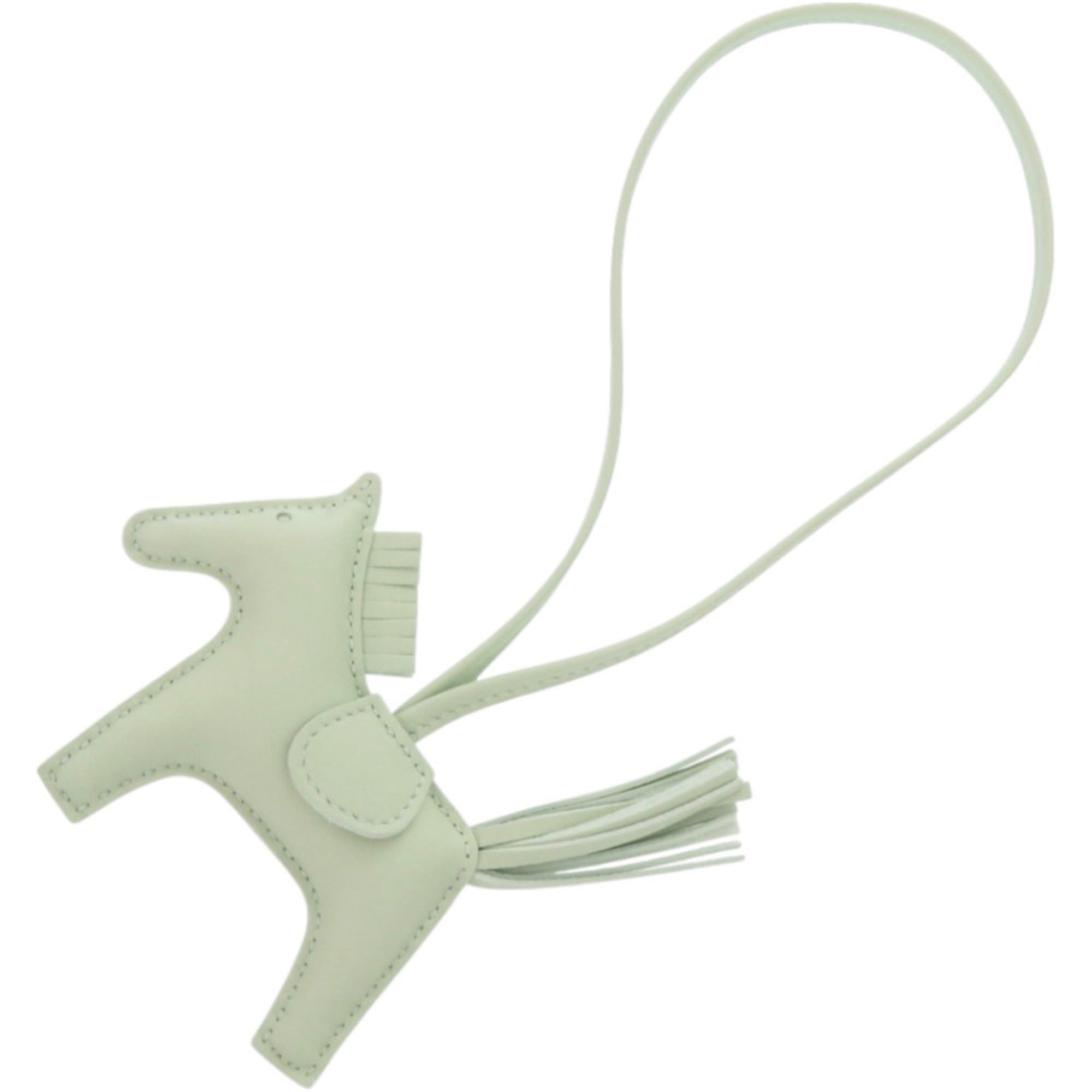 Hermes Unused Hermes Rodeo PM Lambskin Vert Fizz Keychain, W stamp, 0490HERMES Size ONE SIZE - 1 Thumbnail