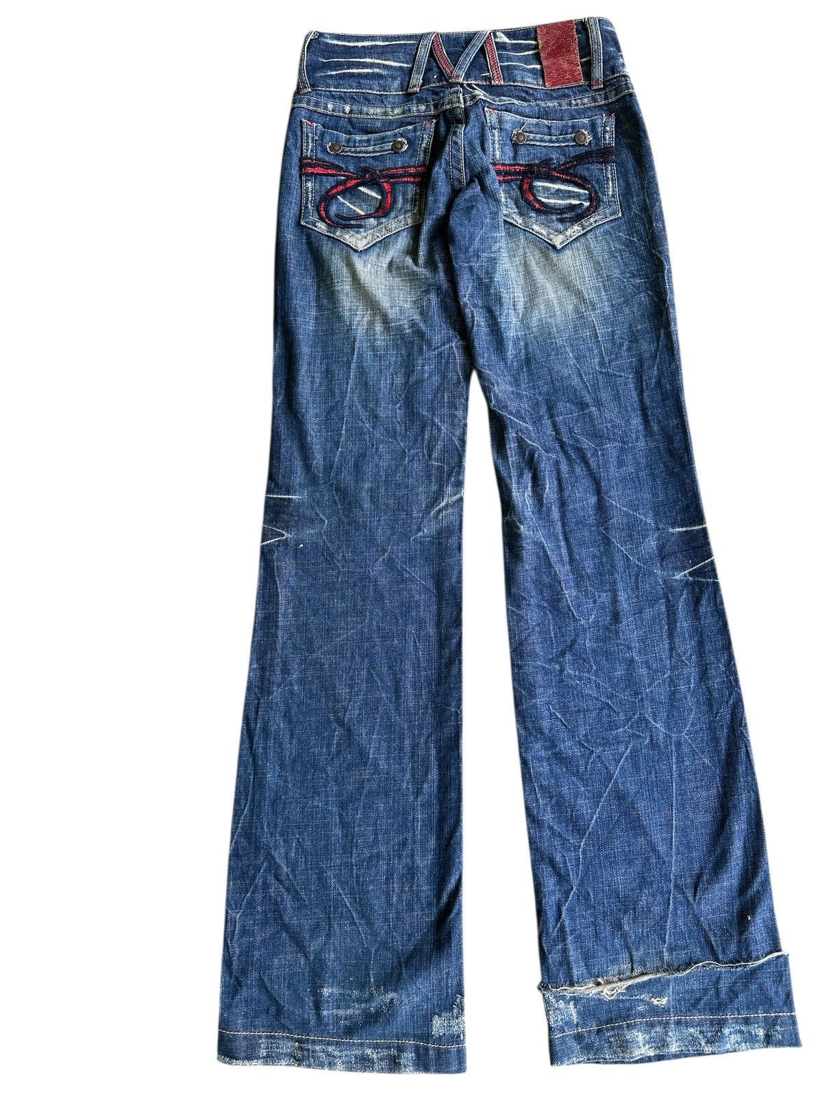 Japanese Brand Flare 💥🎌 RedPepper Bootcut BlueWashed 🎌💥 Size 28" / US 6 / IT 42 - 2 Thumbnail