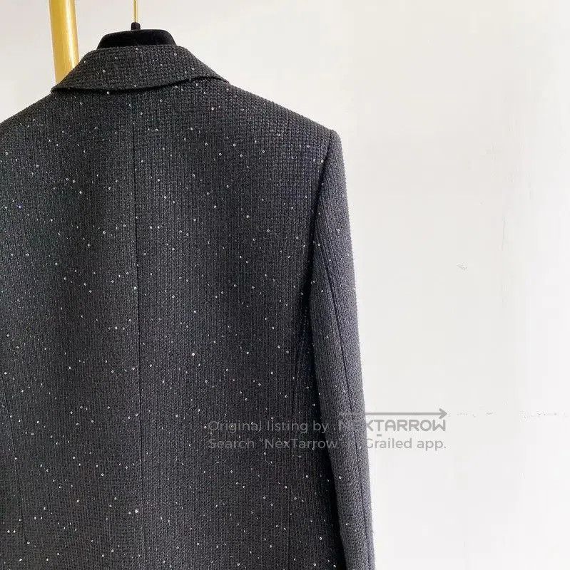 Yves Saint Laurent YSL Black Polyester Spring Autumn Women's Jacket . Size S / US 4 / IT 40 - 5 Thumbnail