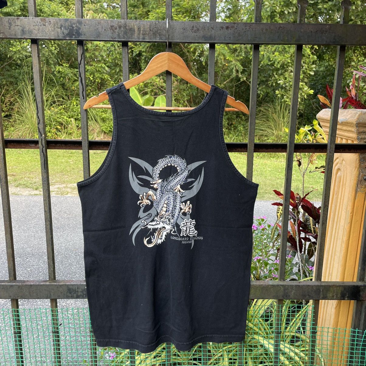 Other 🔥Vintage 90s Longboard Hawaii Legends Big Dragon Tank Top Size US L / EU 52-54 / 3 - 1 Thumbnail