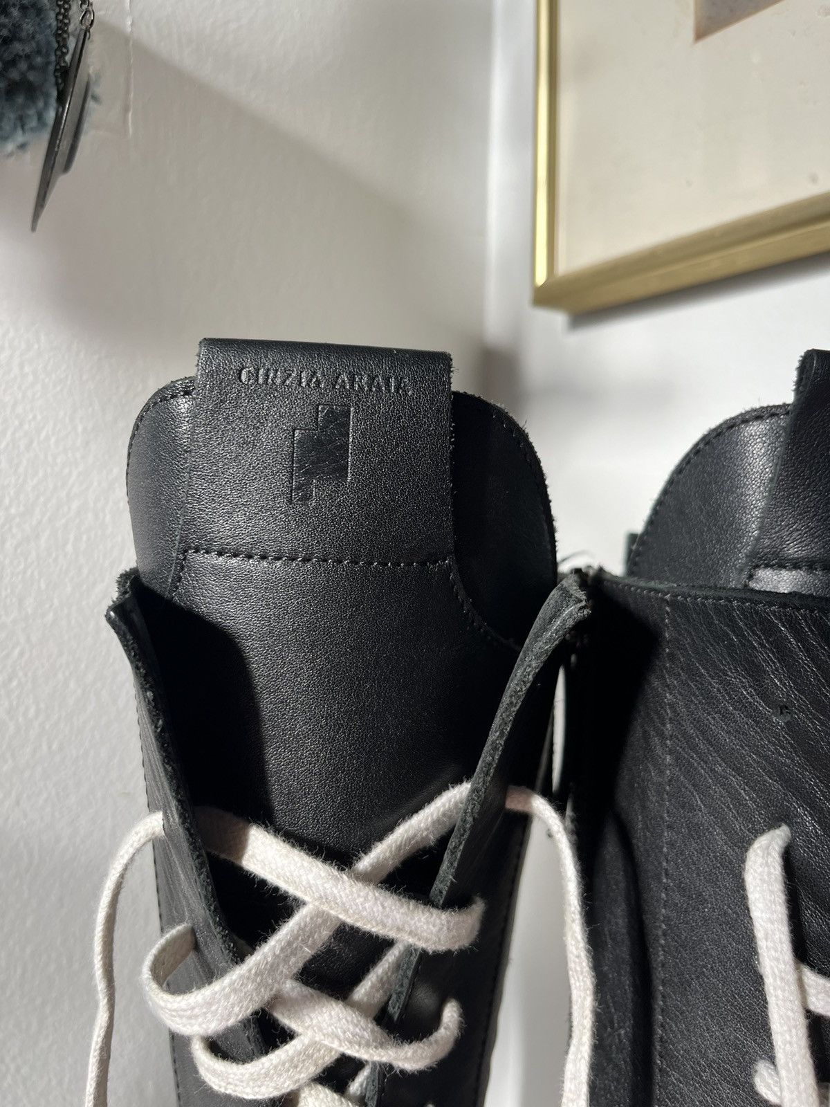 Cinzia Araia Cinzia Araia leather high-top sneaker/boots Size US 8.5 / IT 38.5 - 3 Thumbnail