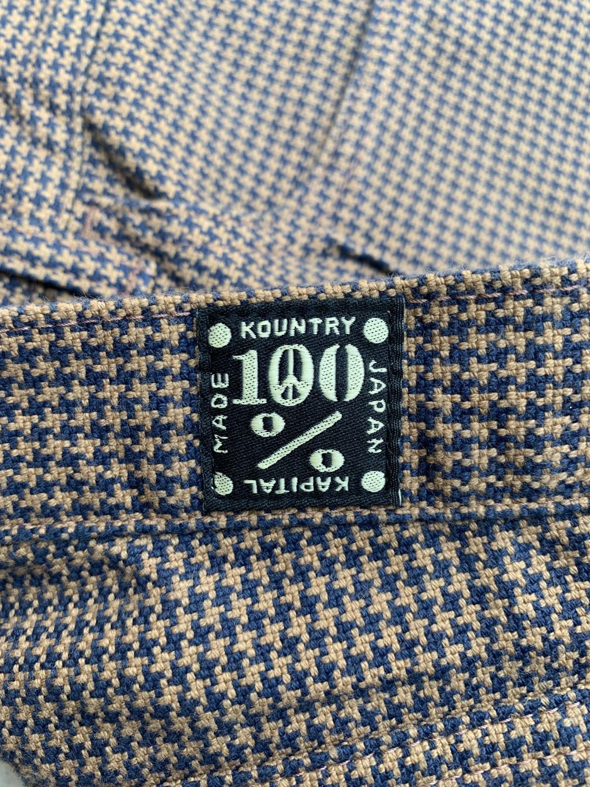 Kapital Kountry Flared Houndstooth Trousers Size US 32 / EU 48 - 11 Thumbnail