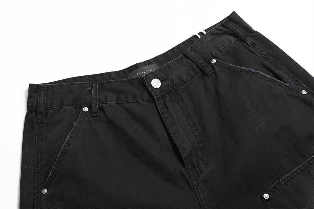 Japanese Brand × Jean Punk distressed men's loose cargo denim shorts Size US 32 / EU 48 - 4 Thumbnail