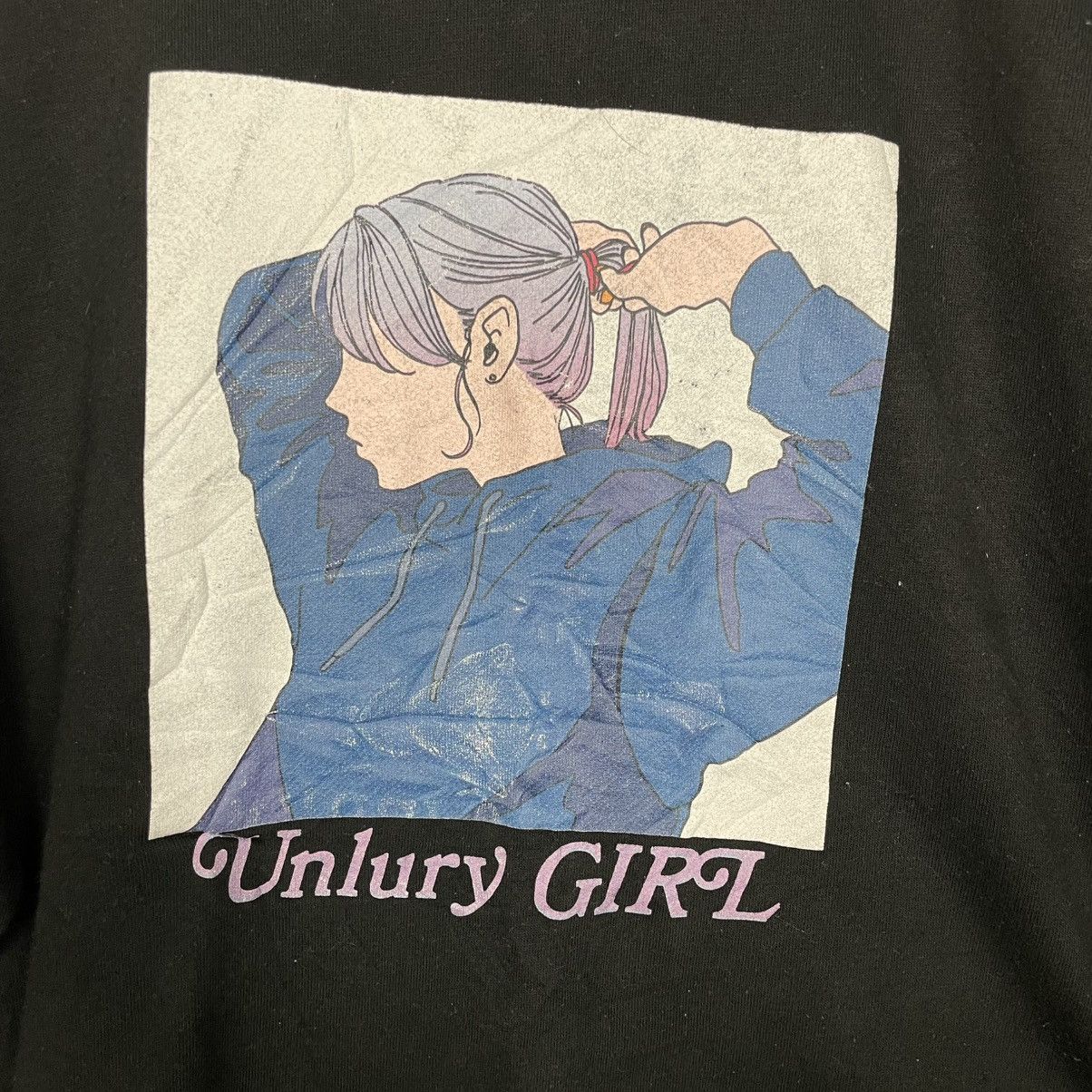 Japanese Brand Retro Tokyo Unlury Girl Black Sweatshirt Size M / US 6-8 / IT 42-44 - 10 Thumbnail