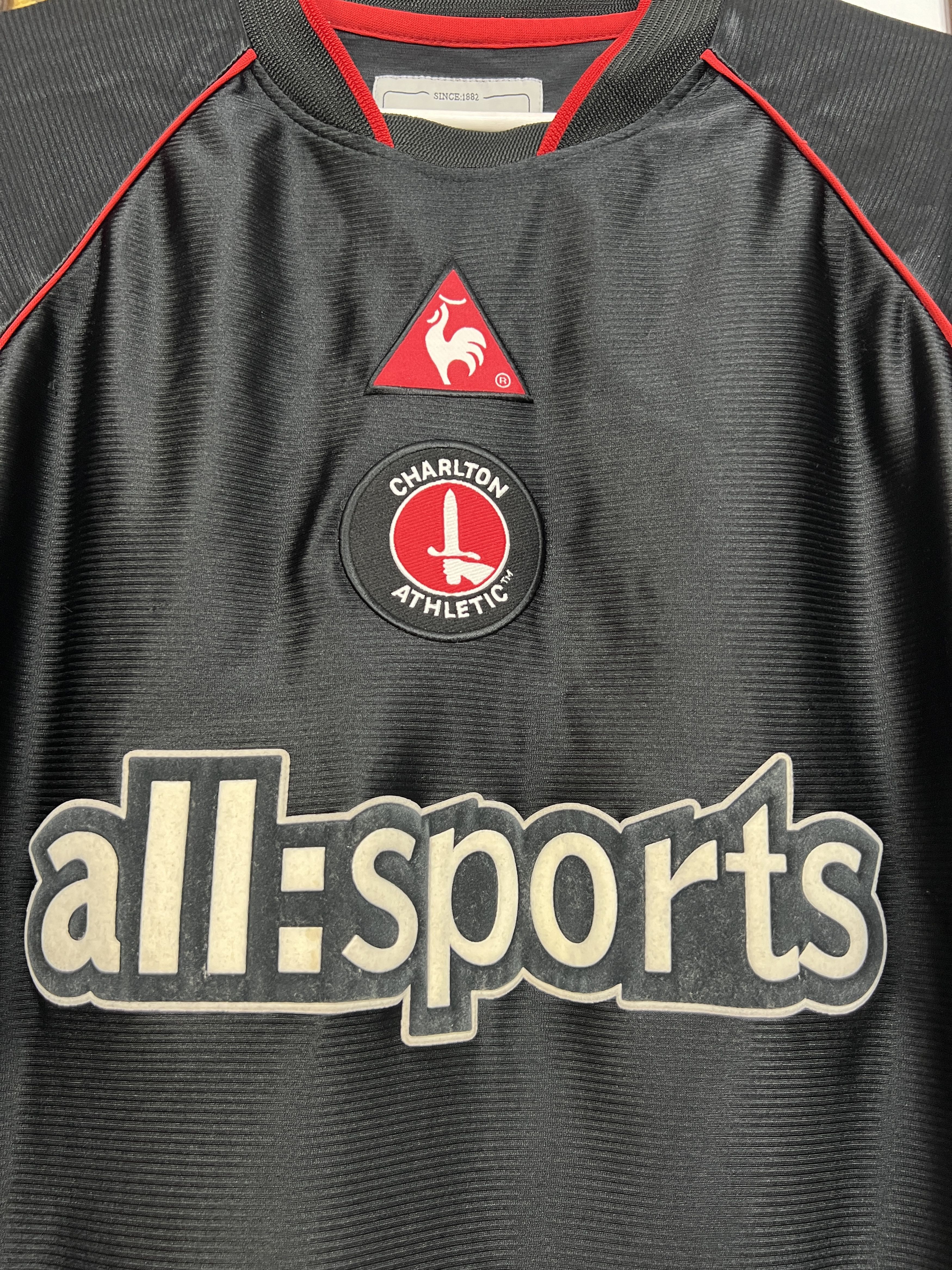 Le Coq Sportif Charlton Athletic Away football shirt 2002 Soccer Jersey Size US XL / EU 56 / 4 - 3 Thumbnail