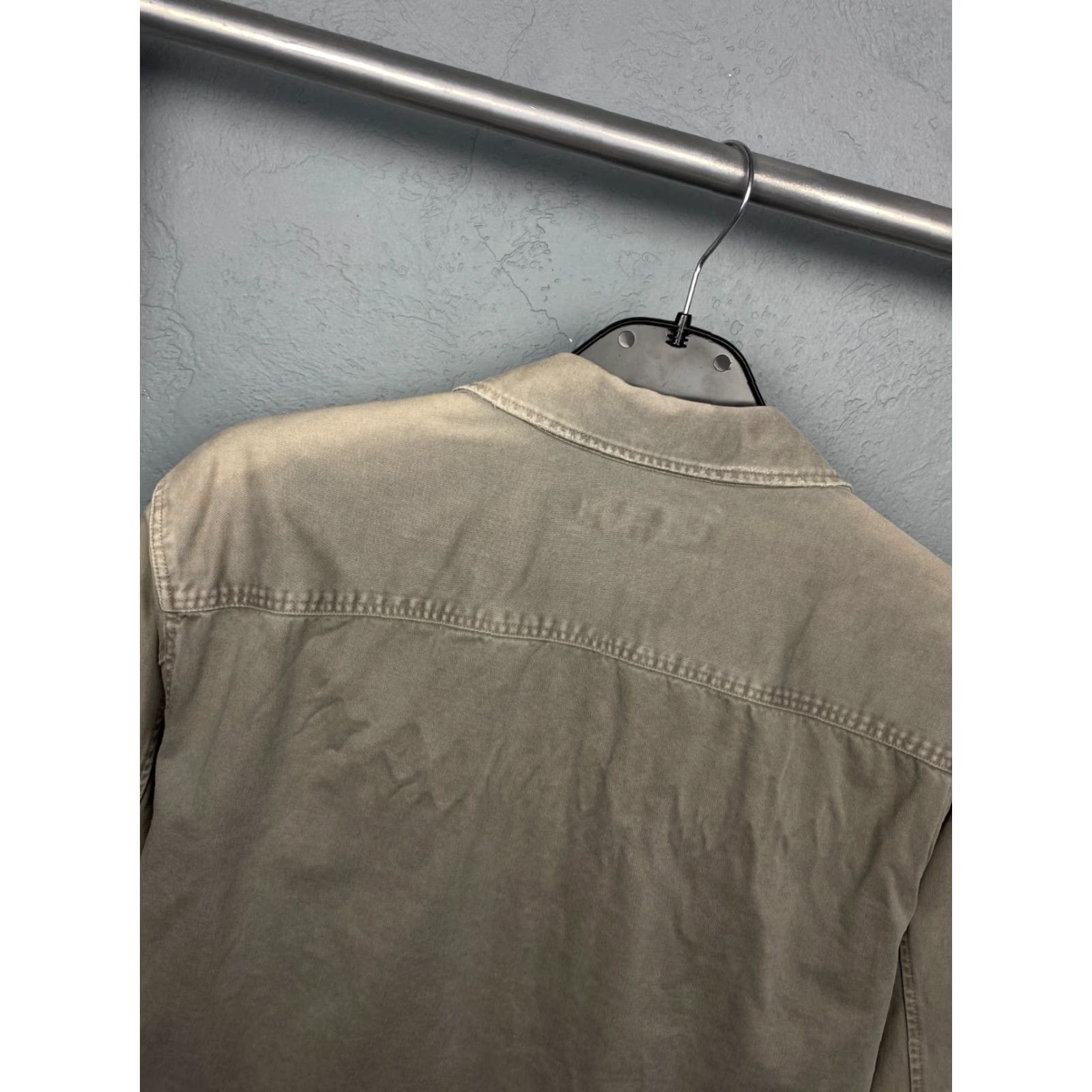 Allsaints AllSaints Firebase Shirt Jacket XL Gray Mens Windbreaker Overshirt Shirt Jacket XL Gray Size US XL / EU 56 / 4 - 6 Thumbnail