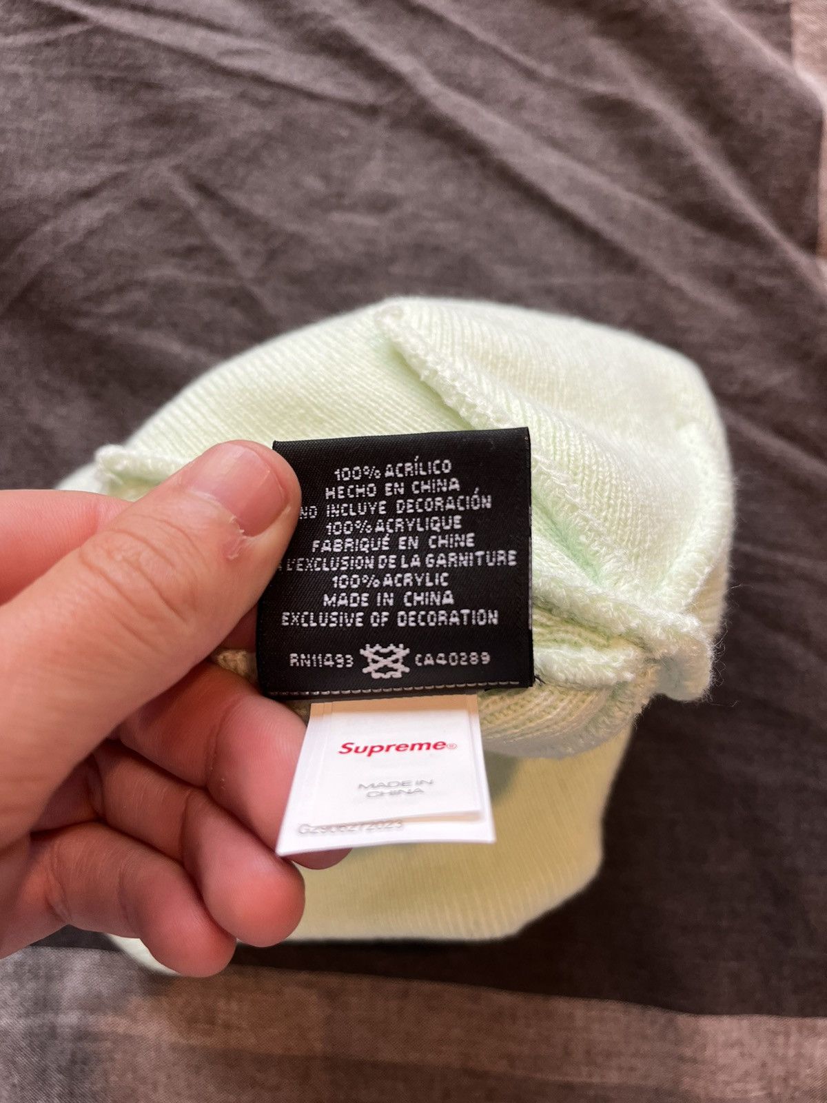 New Era × Supreme Supreme Box Logo Beanie Size ONE SIZE - 4 Thumbnail