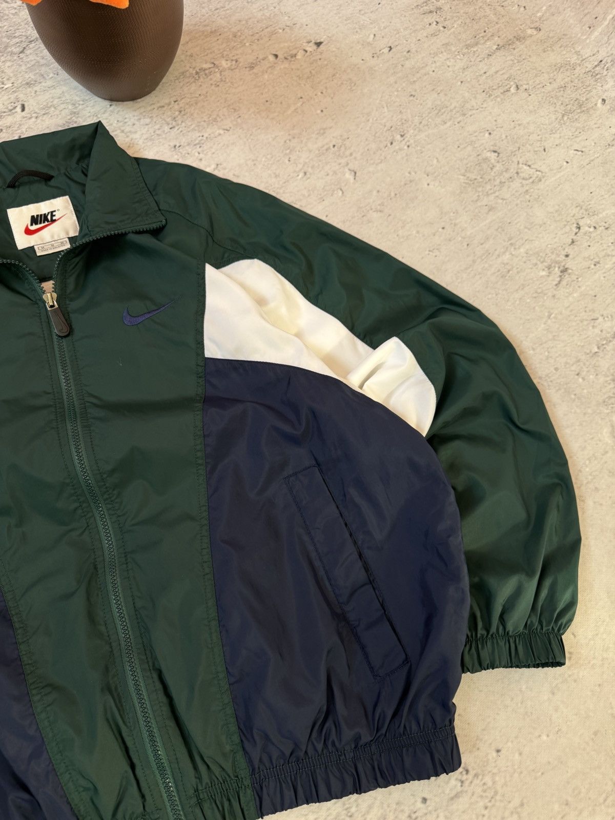 Nike × Vintage NIKE VINTAGE BASIC LOGO OVERSIZE BAGGY LIGHT JACKET Size US M / EU 48-50 / 2 - 4 Thumbnail
