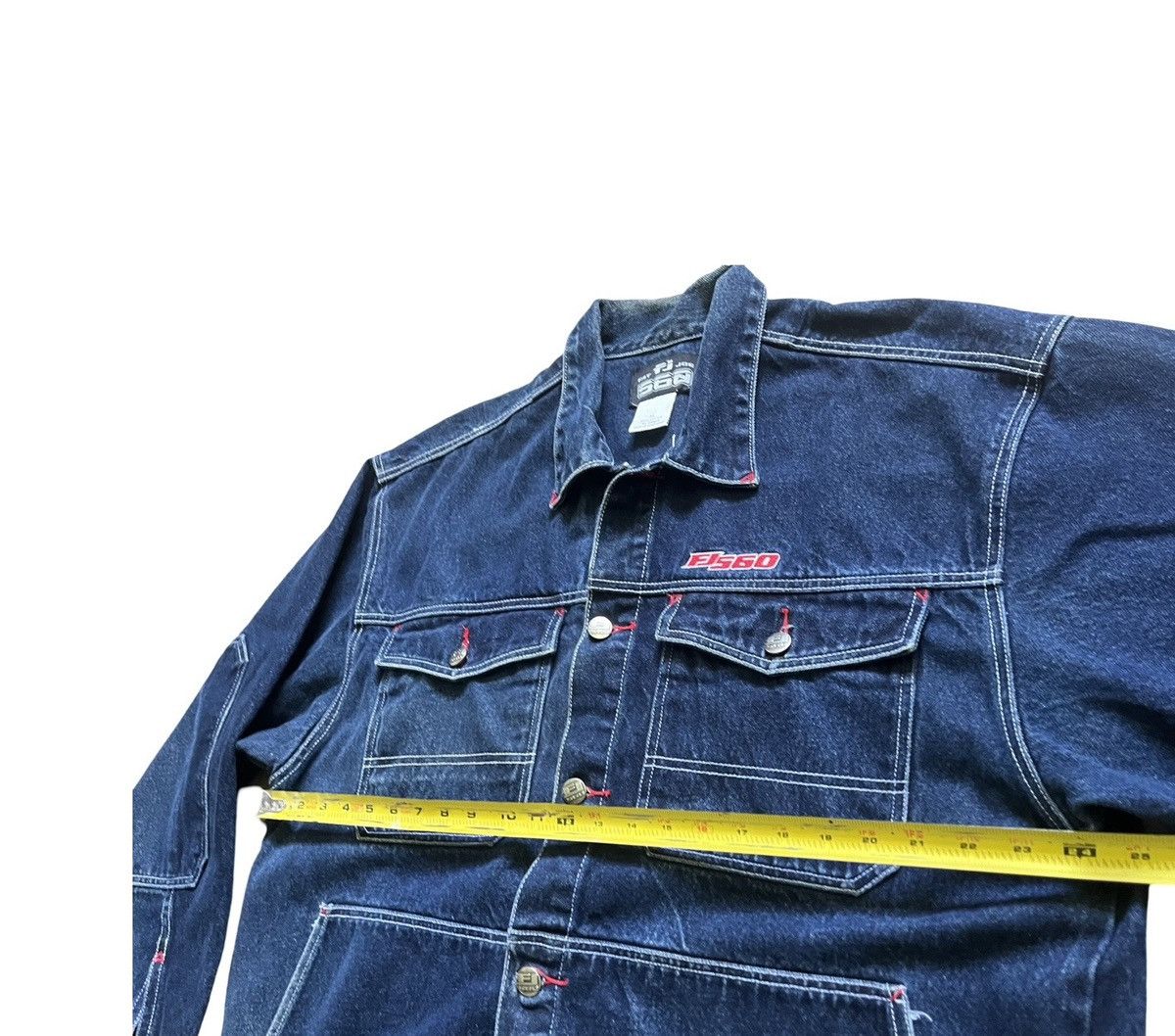 Vintage Vintage FJ560 Fat Joe Men’s Thrashed Denim Jacket Sz XL Size US XL / EU 56 / 4 - 4 Thumbnail