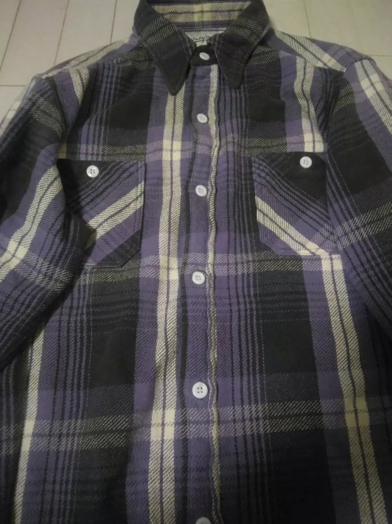 Wacko Maria Wacko Maria WACKOMARIA Thick Plaid Flannel Shirt, Size M Size US L / EU 52-54 / 3 - 2 Thumbnail