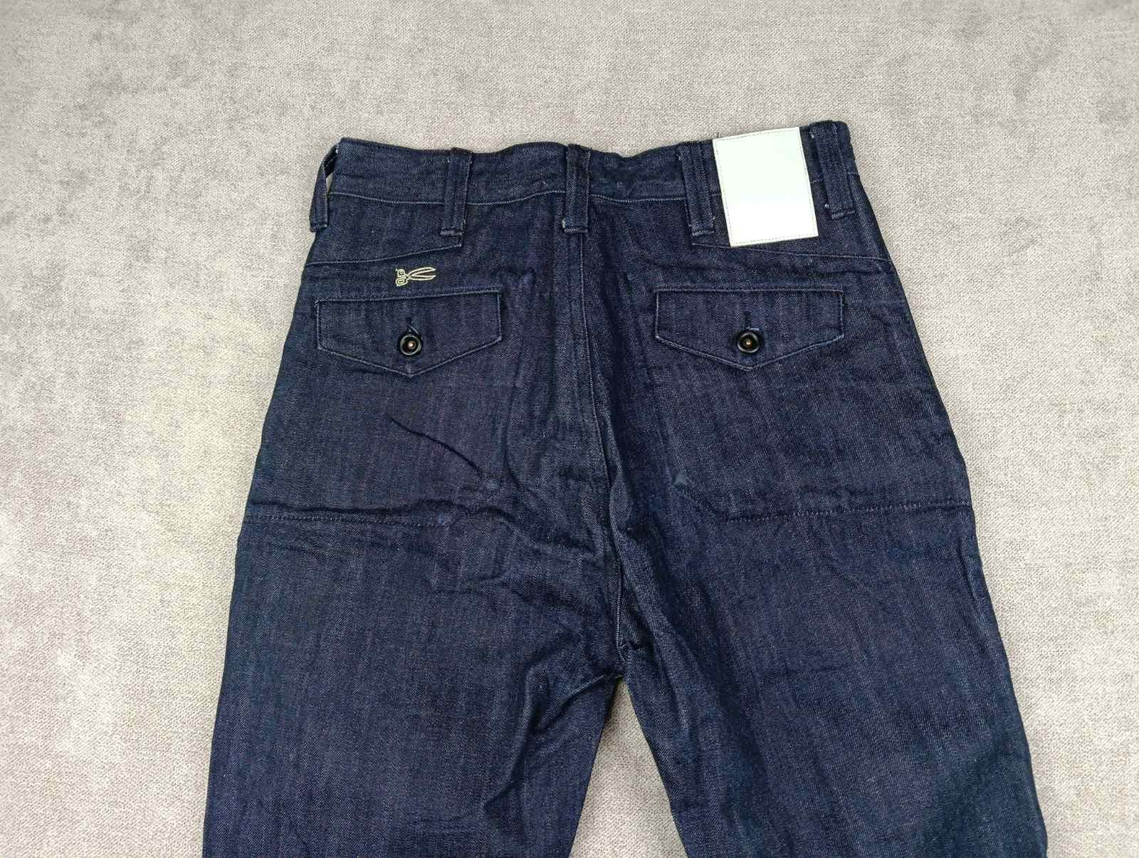 DENHAM DENHAM UNIVERSE DROP CROTCH FIT DENIM CUSTOM JEANS JAPANESE Size US 28 / EU 44 - 9 Thumbnail