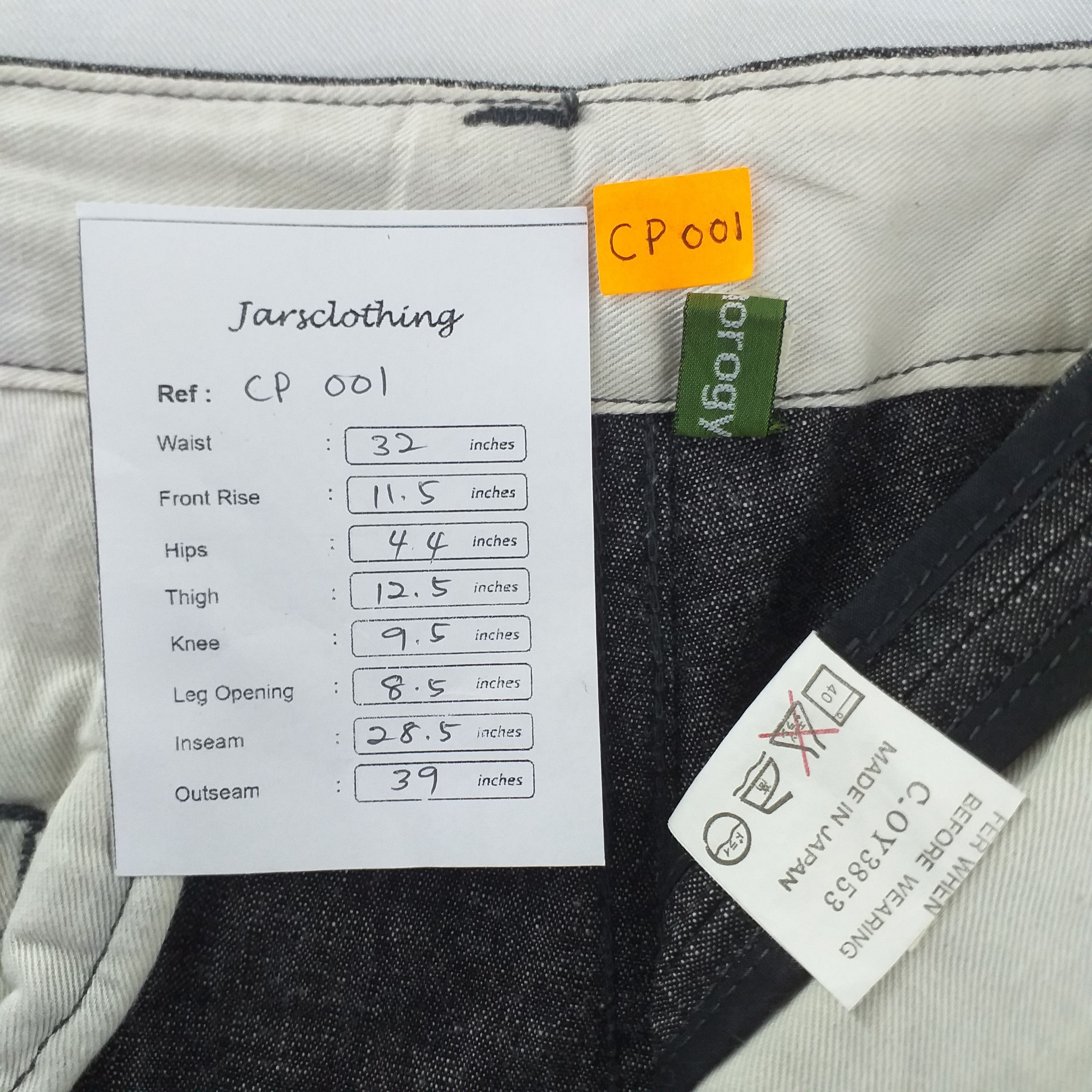 Japanese Brand Anthorogy Japanese Brand Cargo Pocket Pants -CP001 Size US 32 / EU 48 - 10 Thumbnail
