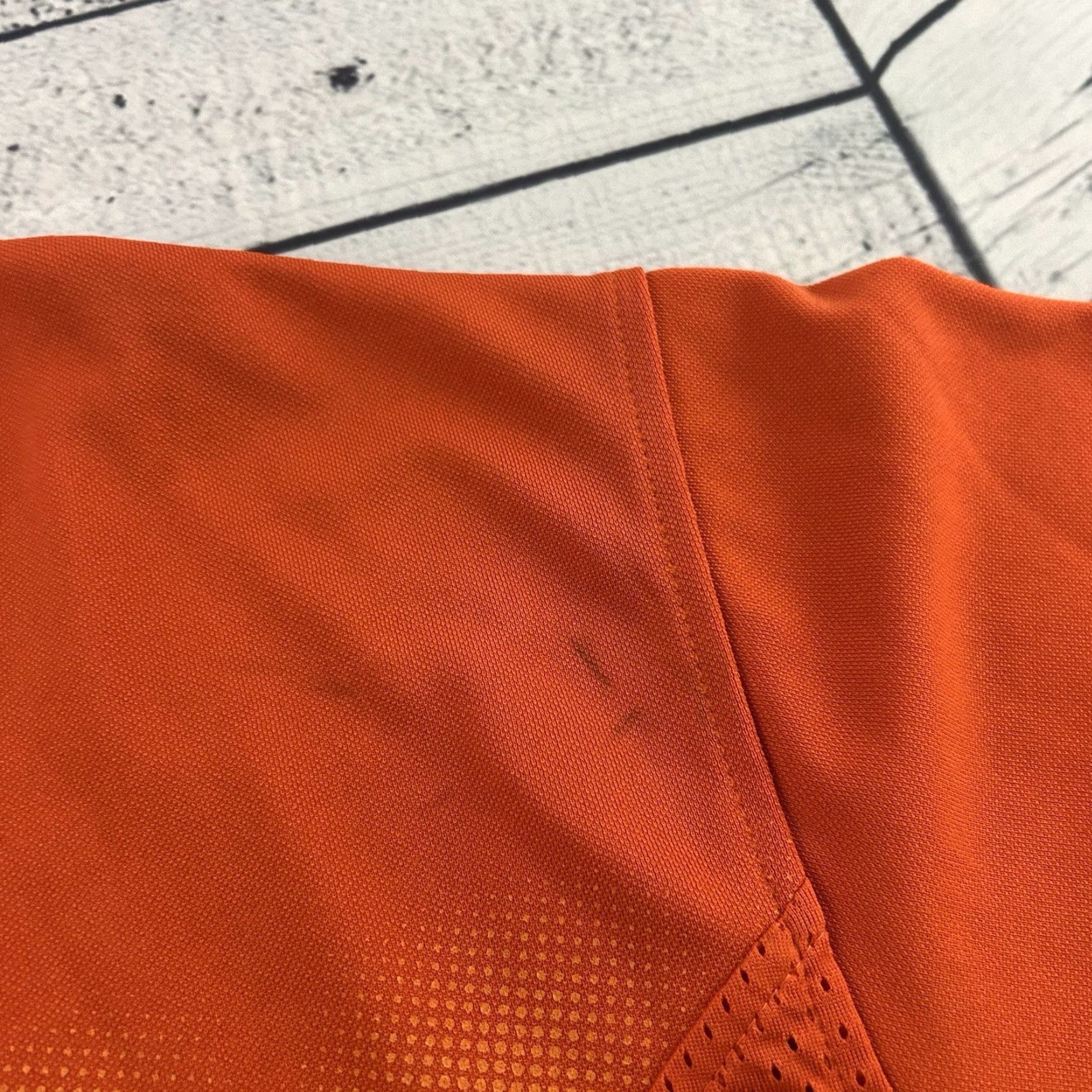 Nike VINTAGE Nike Short Sleeve Jersey Shirt Men's L Orange Jersey 90s Nike Shirt Mens L Orange Size US L / EU 52-54 / 3 - 2 Thumbnail