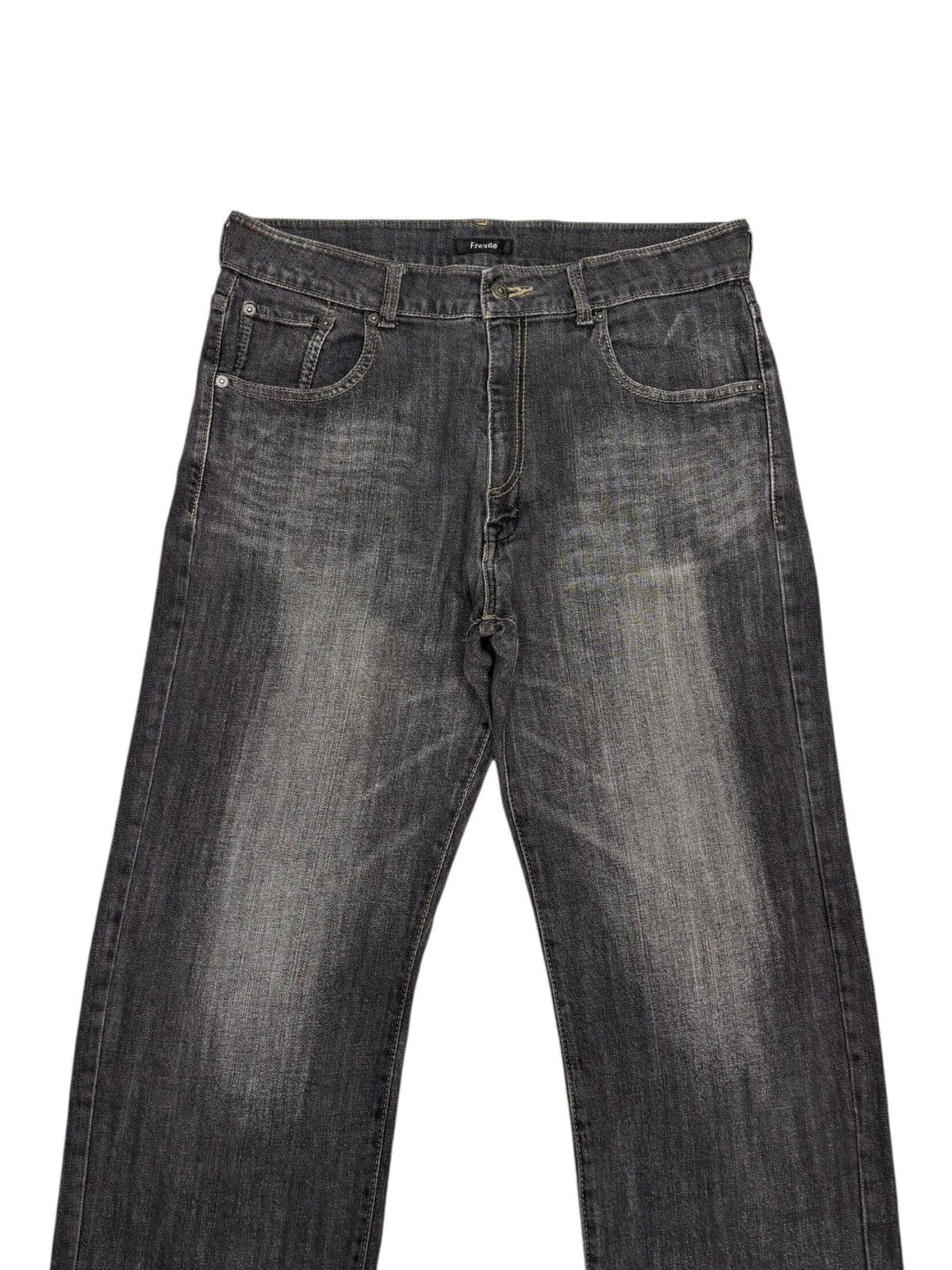 Undercover Vintage Freude Baggy Black Jeans Loose Jeans Size US 34 / EU 50 - 5 Thumbnail