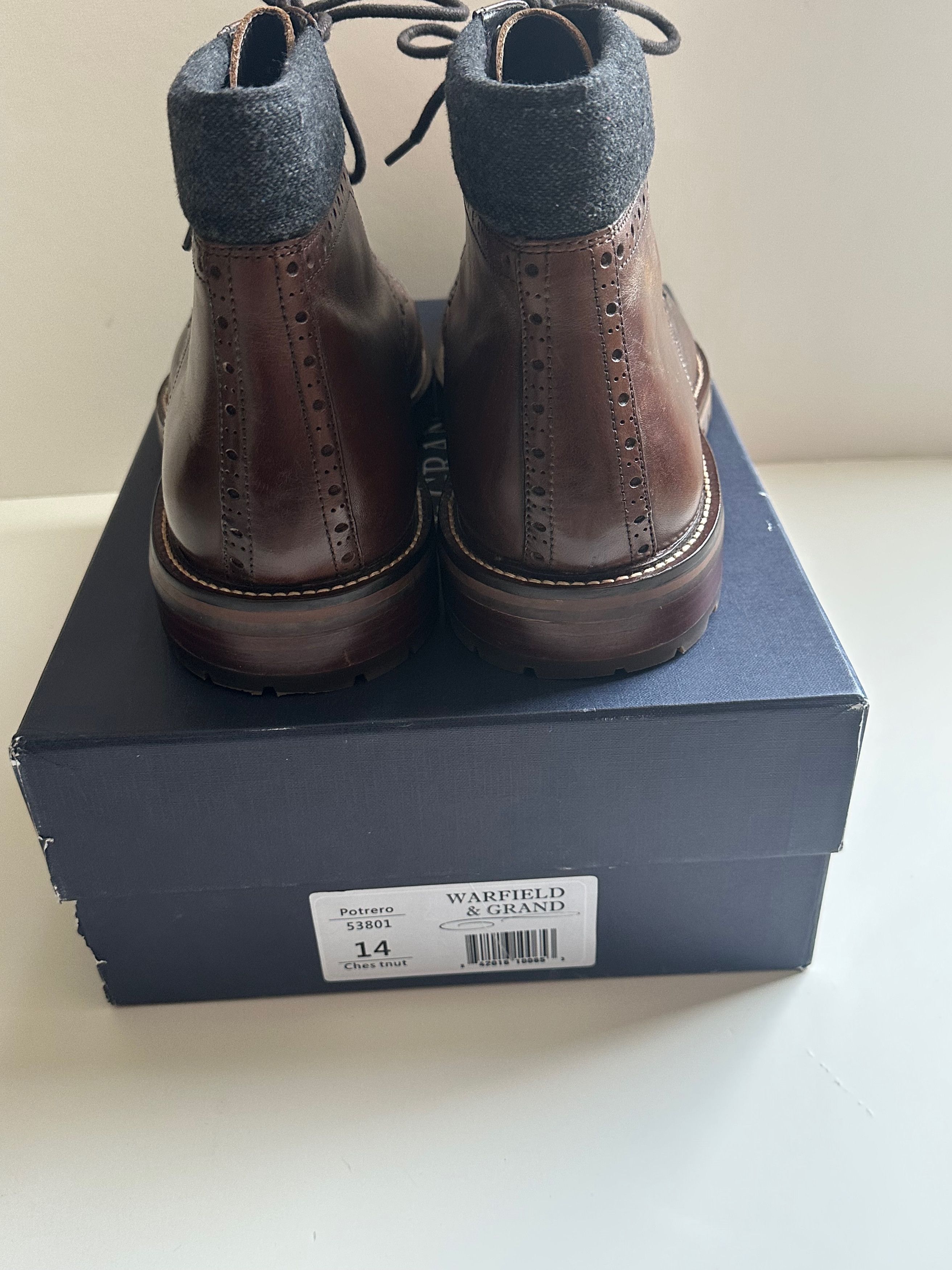 Warfield & Grand Warfield & Grand Potrero Cap-toe Boots - Chestnut - Size 14 Size US 14 / EU 47 - 5 Thumbnail
