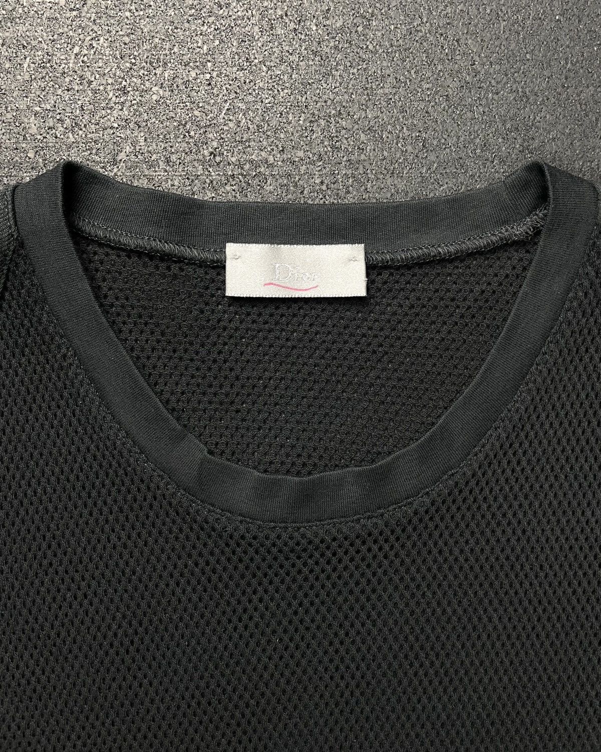 Dior × Hedi Slimane Dior Homme SS04 Mesh T-Shirt Size US S / EU 44-46 / 1 - 3 Thumbnail
