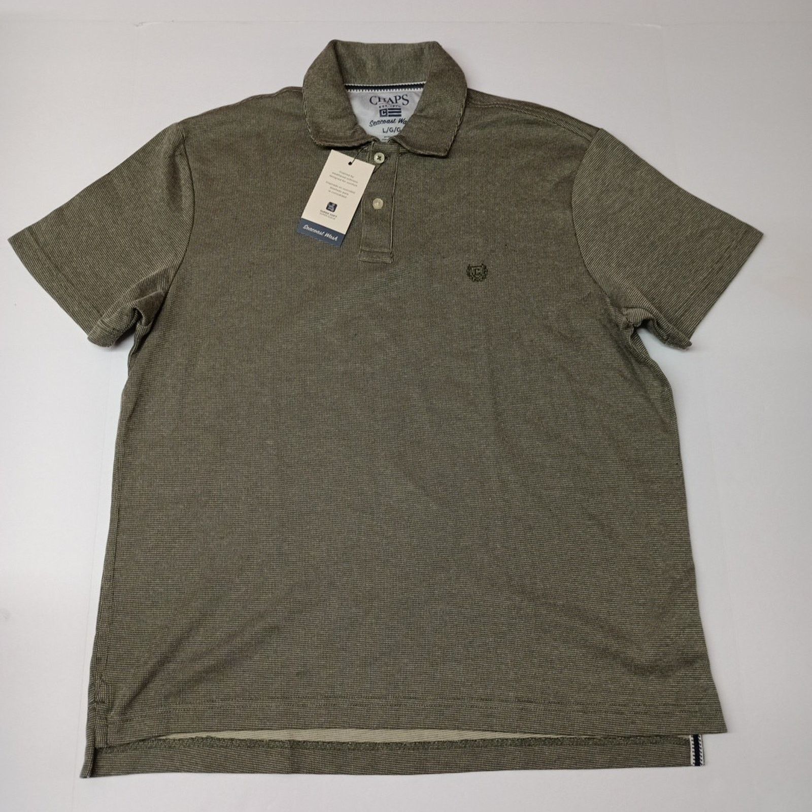 Chaps Chaps Rockland Textured Polo Shirt Men's L Lichen Green Size US L / EU 52-54 / 3 - 1 Thumbnail