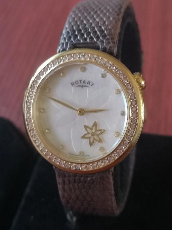 Designer Rotary ladies brown leather strap Size ONE SIZE - 1 Thumbnail
