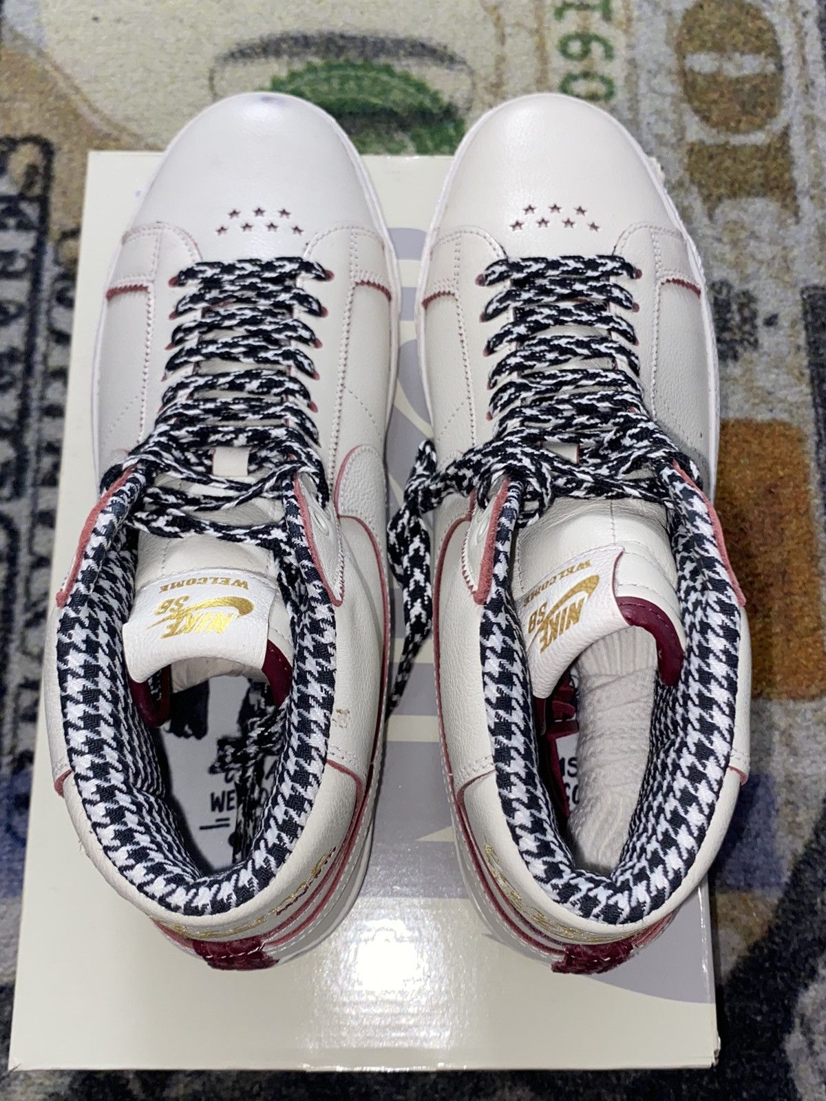 Nike Nike SB Zoom Blazer Mid QS Welcome Skateboarding Size US 11.5 / EU 44-45 - 7 Thumbnail