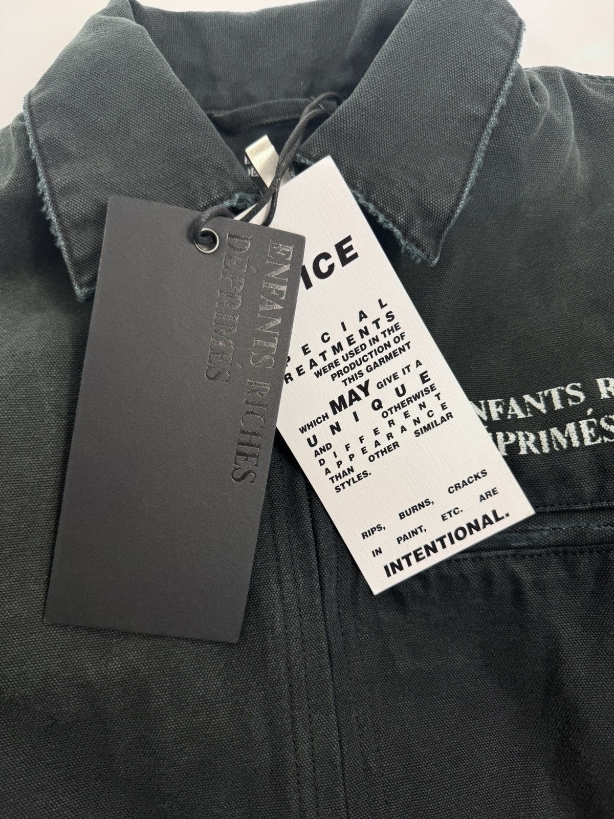 Enfants Riches Deprimes LOGO PRINT DISTRESSED JACKET Size US M / EU 48-50 / 2 - 9 Thumbnail