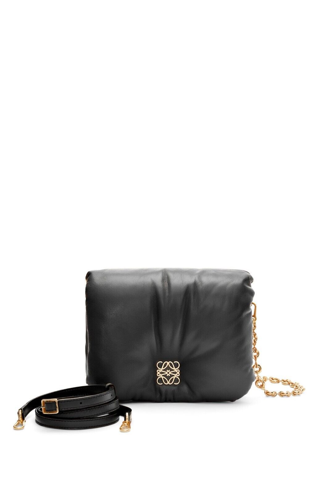 Loewe LOEWE Goya Medium Puffer Black Shiny Nappa Bag Size ONE SIZE - 5 Thumbnail