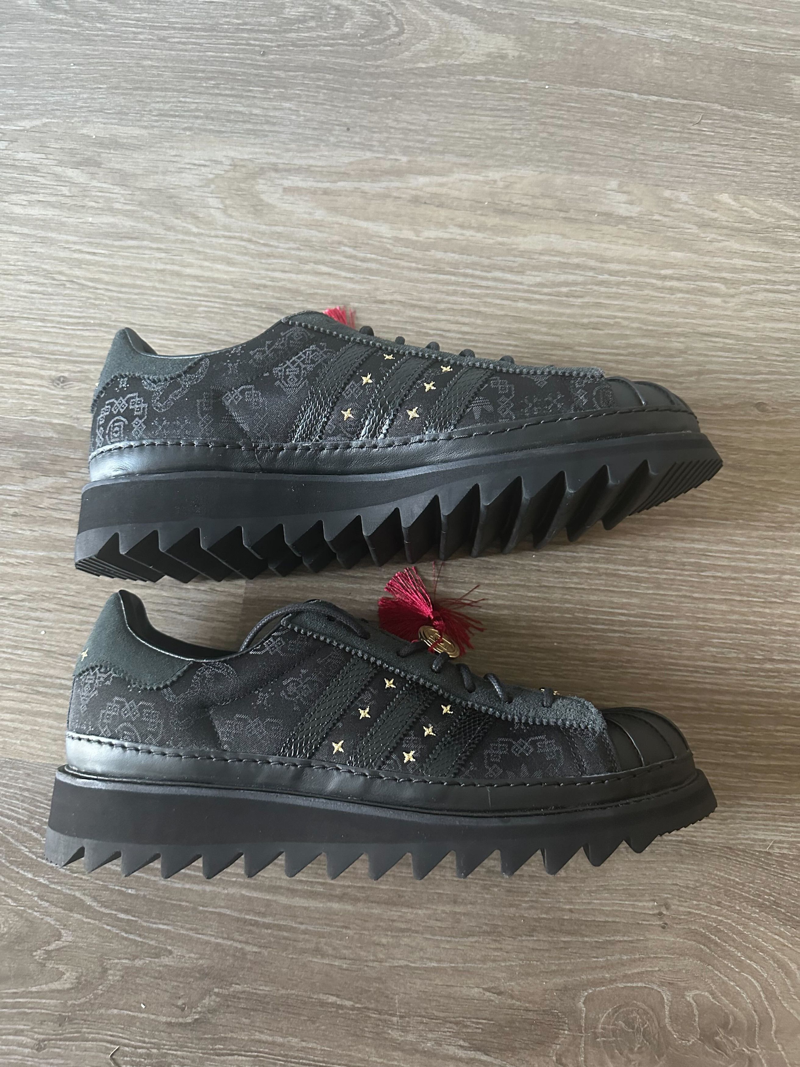 Adidas × CLOT Lunar New Year Superstar Sneakers Size US 11 / EU 44 - 4 Thumbnail