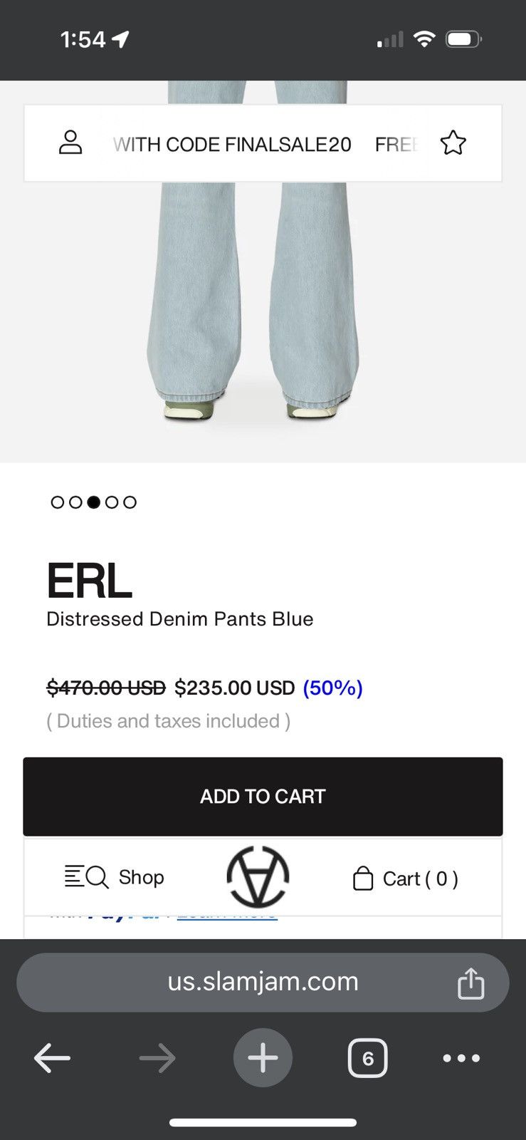ERL ERL Distressed Denim Flare Jeans Size M Size US 30 / EU 46 - 4 Thumbnail