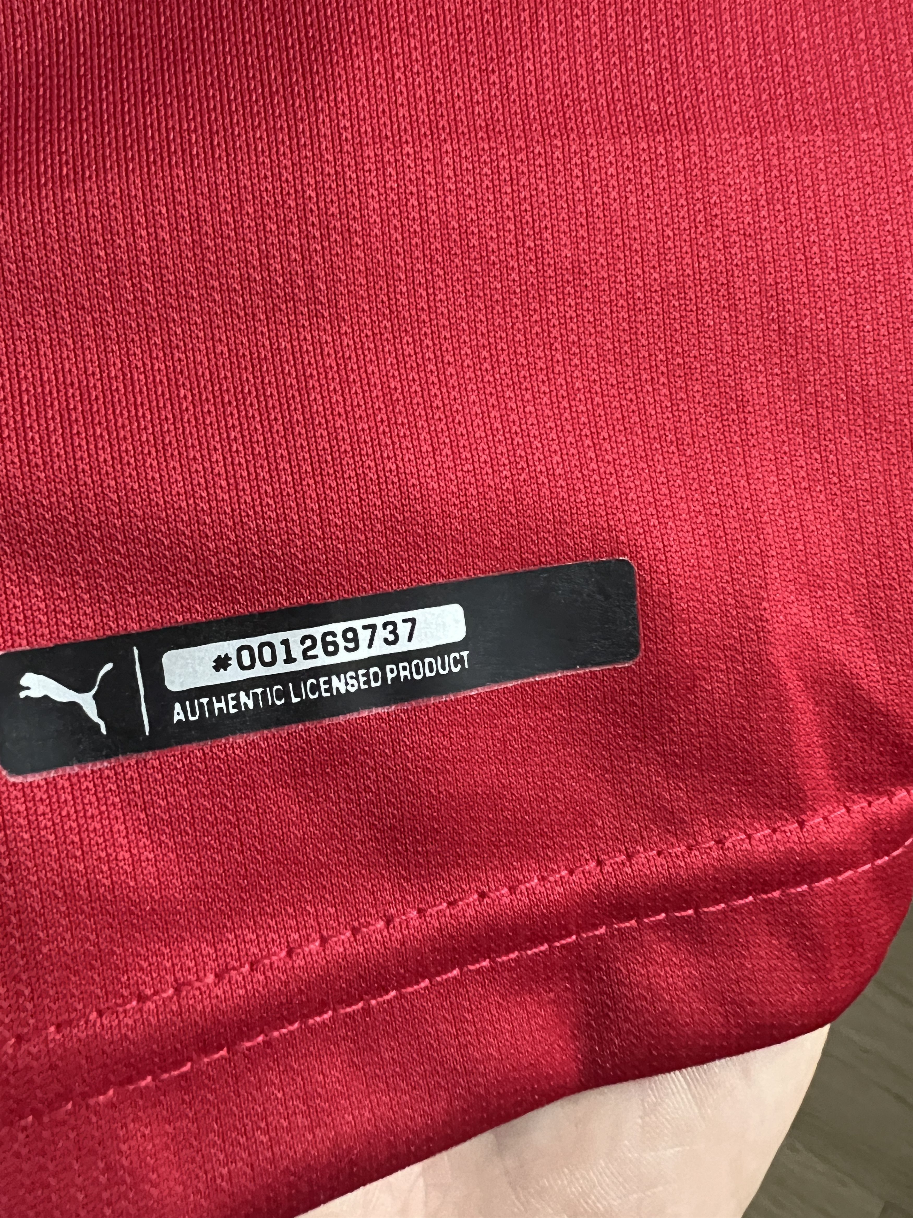 Puma × Vintage Soccer Jersey Puma FC Arsenal London 2017/18 Home Football Size US L / EU 52-54 / 3 - 5 Thumbnail