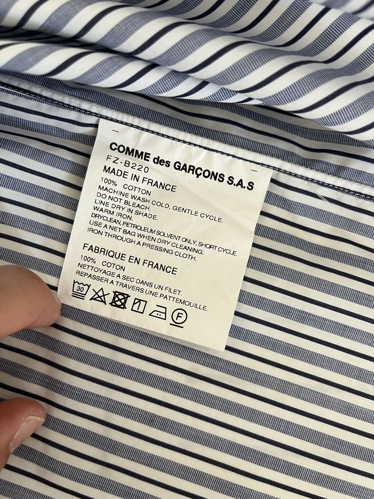 Comme des Garcons SHIRT Comme des Garçons Shirt poplin shirt Size US M / EU 48-50 / 2 - 9 Thumbnail
