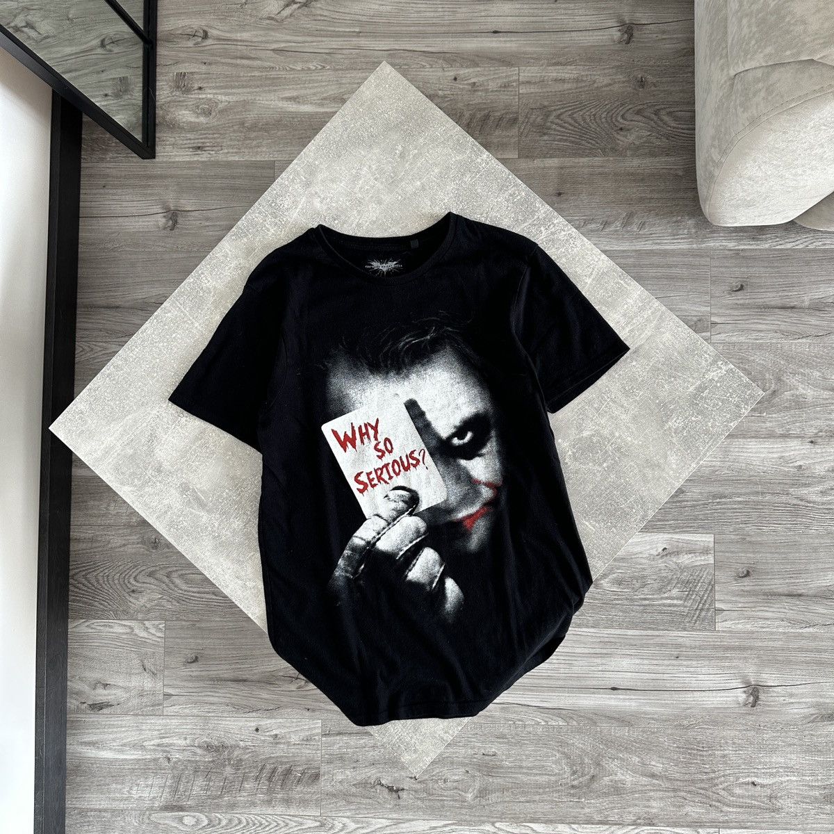 DC Comics Vintage 00s Joker Why So Serious Dark Knight rises y2k tee Size US S / EU 44-46 / 1 - 1 Thumbnail