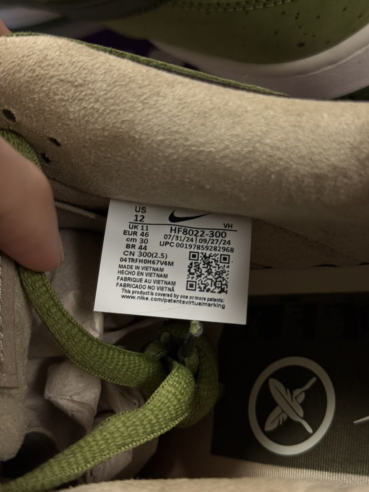 Nike Nike Dunk Low Yuto Horigome Matcha Size 12 (NEW) Size US 12 / EU 45 - 9 Thumbnail