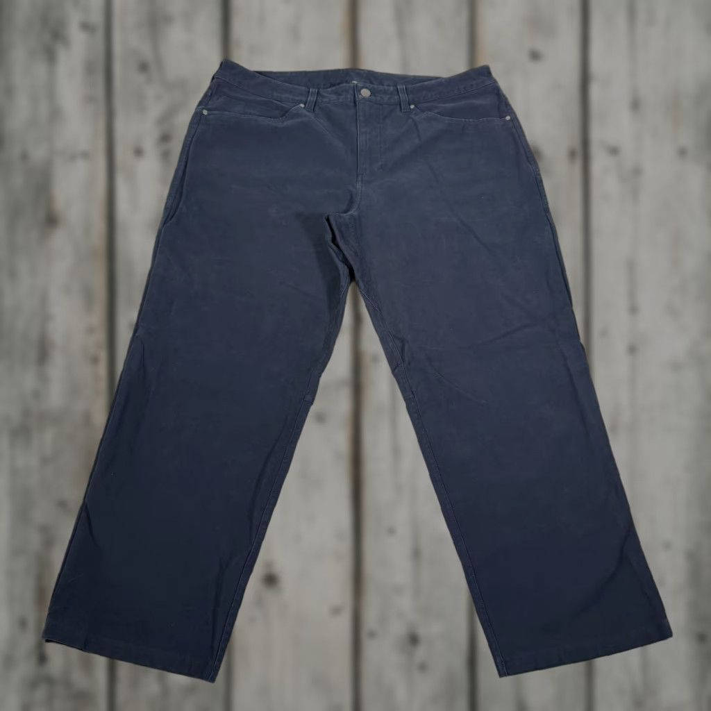 Lululemon Lululemon ABC Chino Pants Mens 38x27 Blue Straight Fit Golf Performance Stretch Size US 38 / EU 54 - 1 Thumbnail