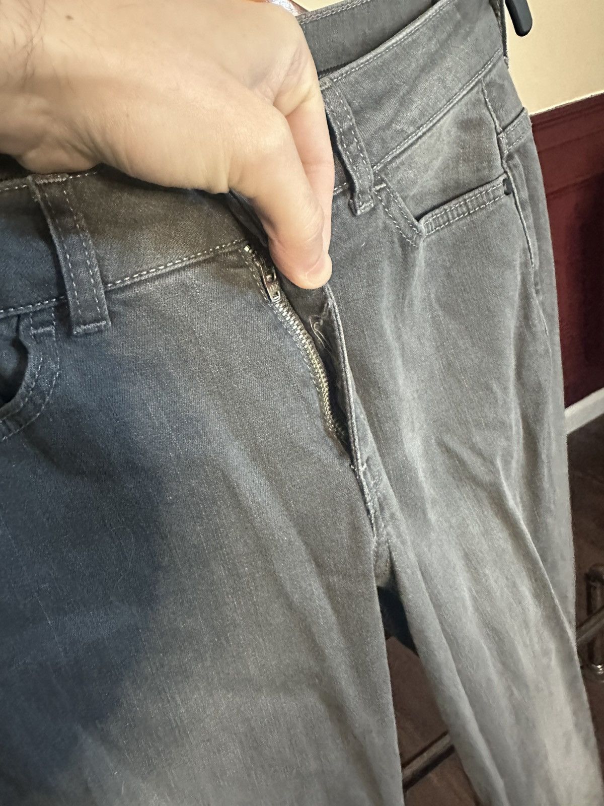 Marks & Spencer Autograph M&S designer gray slim denim jeans Size 28" / US 6 / IT 42 - 4 Thumbnail