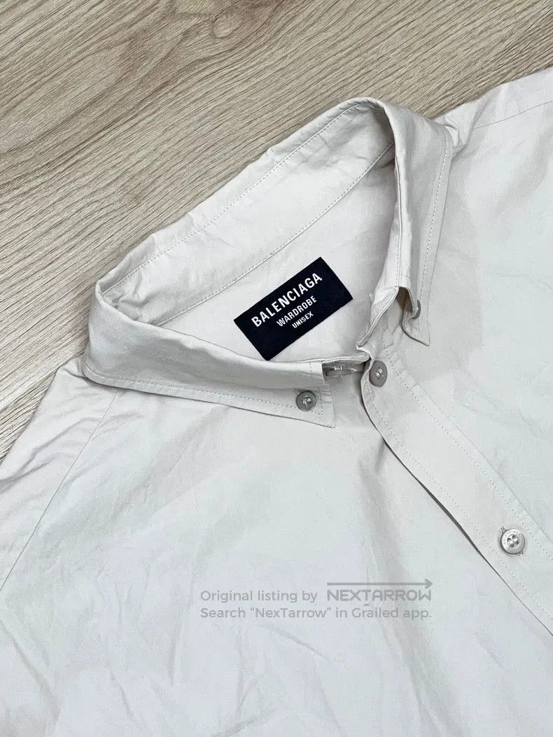 Balenciaga Balenciaga Double Hook Embroidered Shirt. Size US XXS / EU 40 - 4 Thumbnail