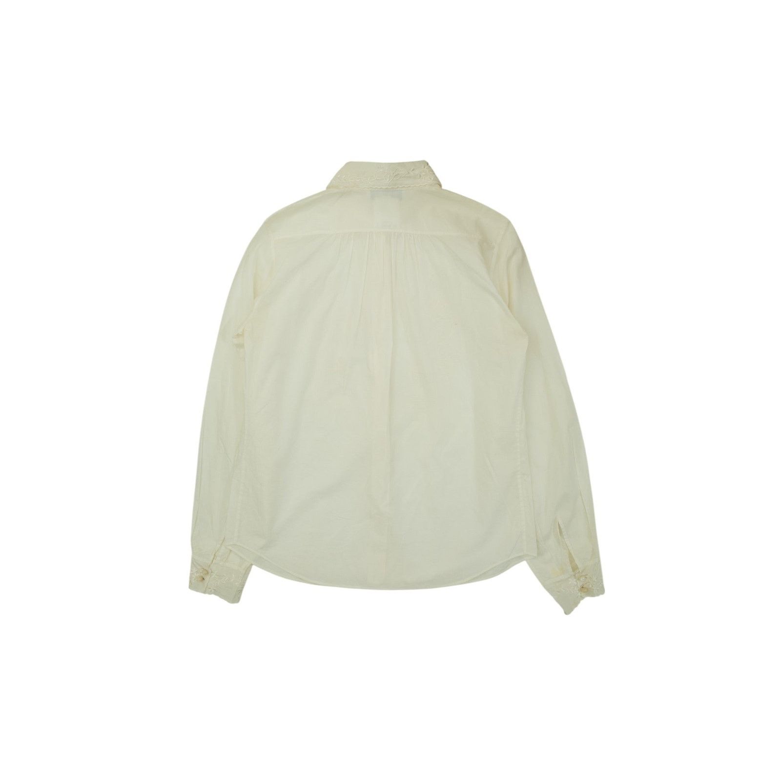 Givenchy Floral White Button Up Shirt Size XS / US 0-2 / IT 36-38 - 2 Thumbnail