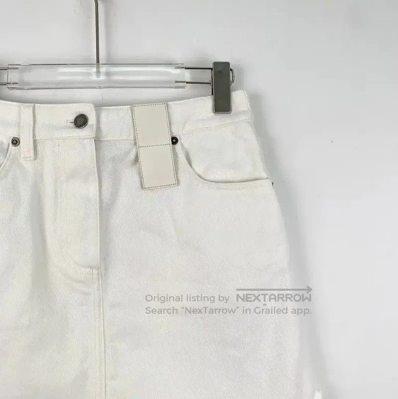 Louis Vuitton Louis Vuitton White Cotton Mini Skirt . Size 22" - 3 Thumbnail