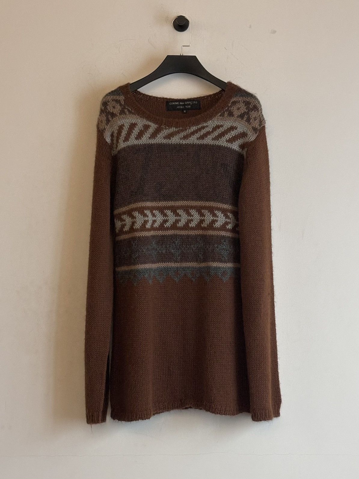 Comme des Garcons Homme Plus Comme Des Garçons | AW1995 Sleep Period Number Sweater Size US M / EU 48-50 / 2 - 1 Thumbnail