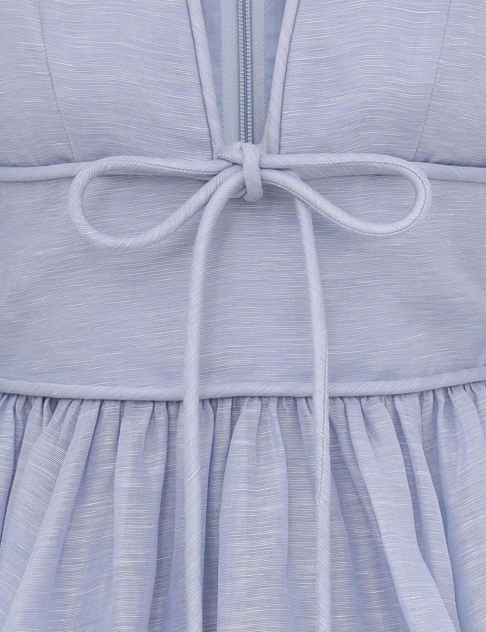 Zimmermann oc11z0825 Eden Structured Mini Dress in Blue Size L / US 10 / IT 46 - 6 Thumbnail