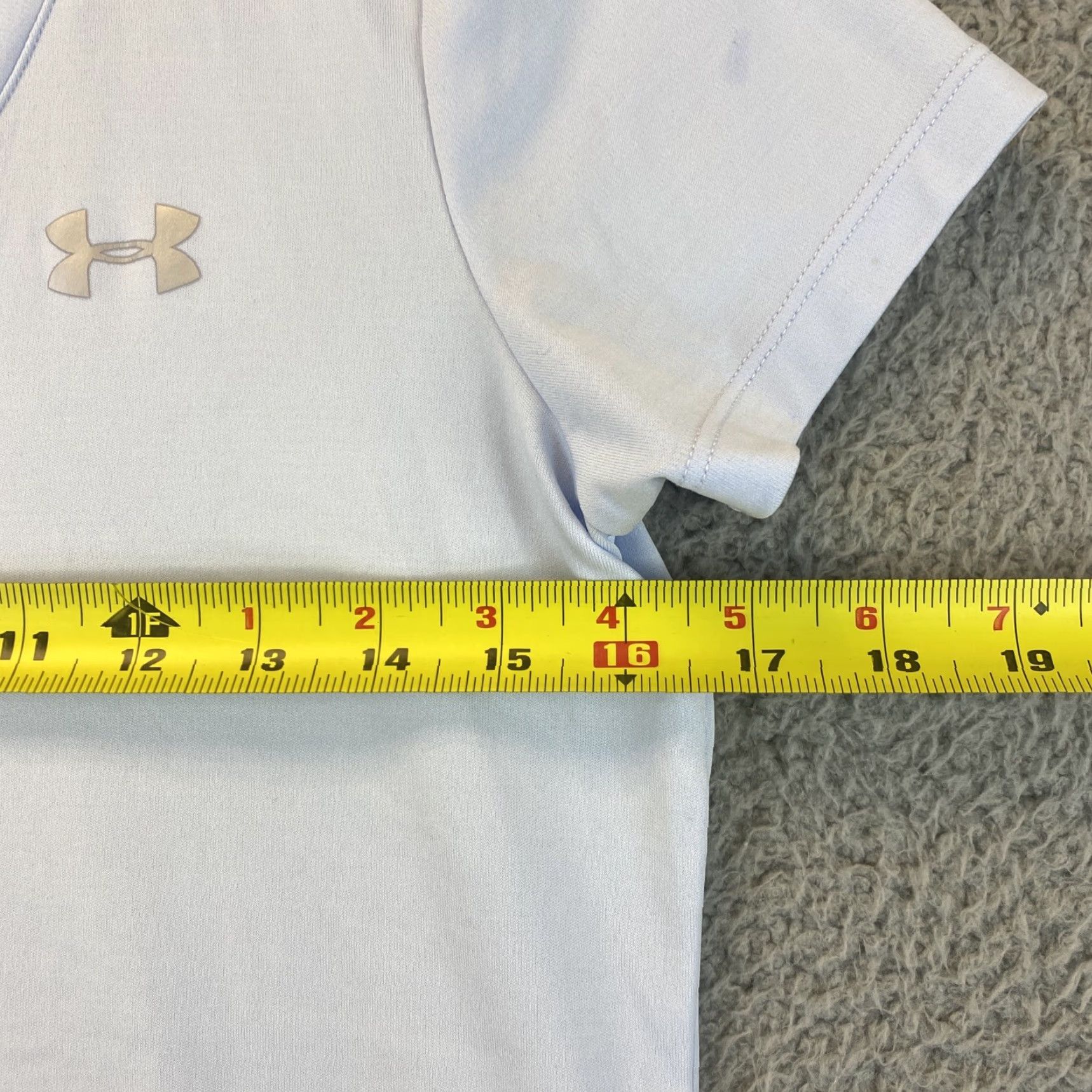 Under Armour Under Armour T-Shirt Womens V-Neck Short Sleeve XS Blue 57-4 Size XS / US 0-2 / IT 36-38 - 4 Thumbnail